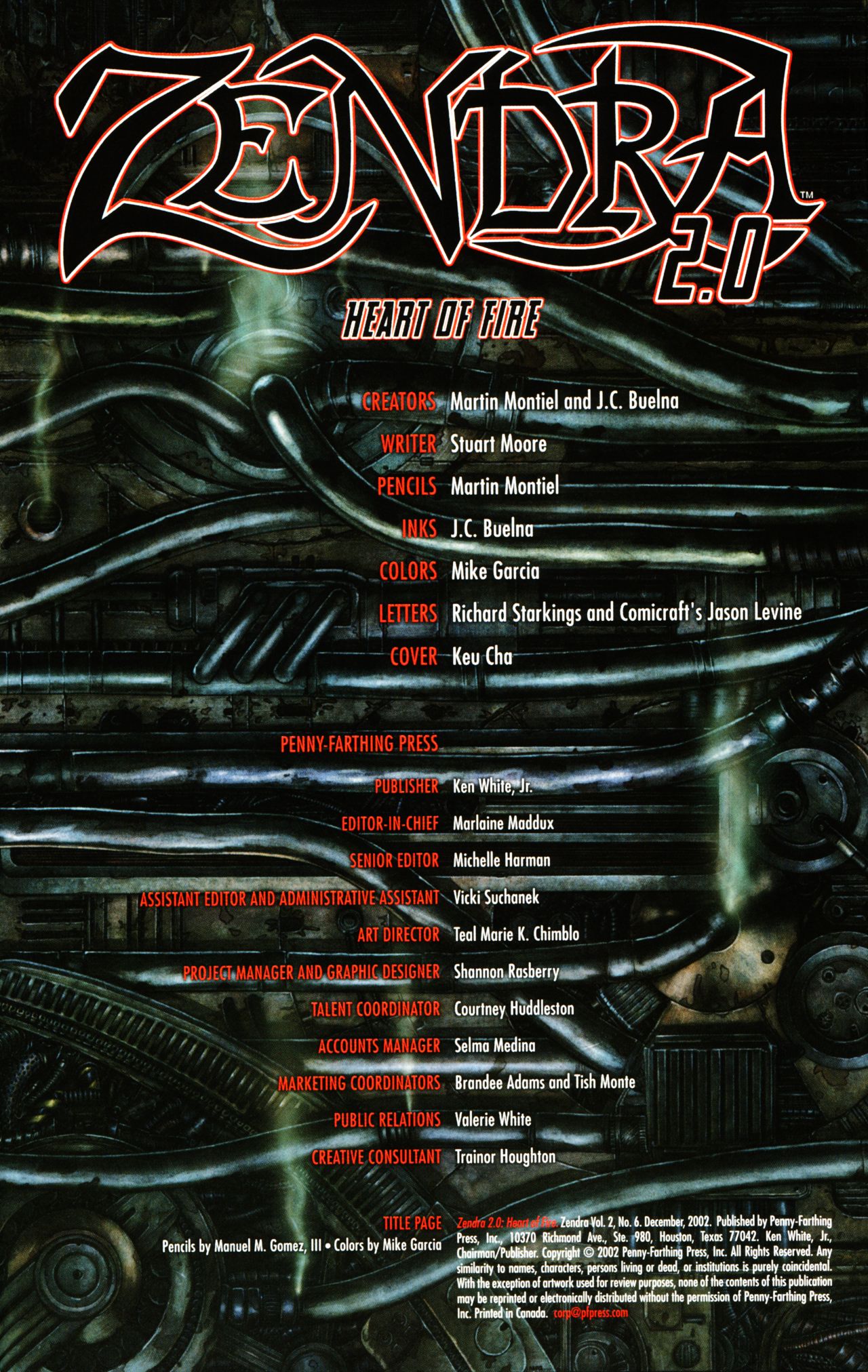 Read online Zendra (2002) comic -  Issue #6 - 4
