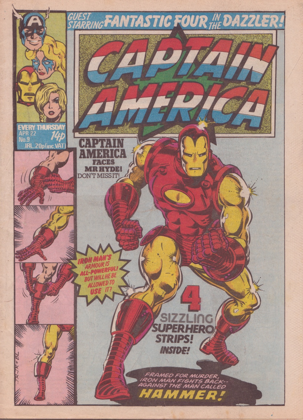 Read online Captain America (1981) comic -  Issue #9 - 1