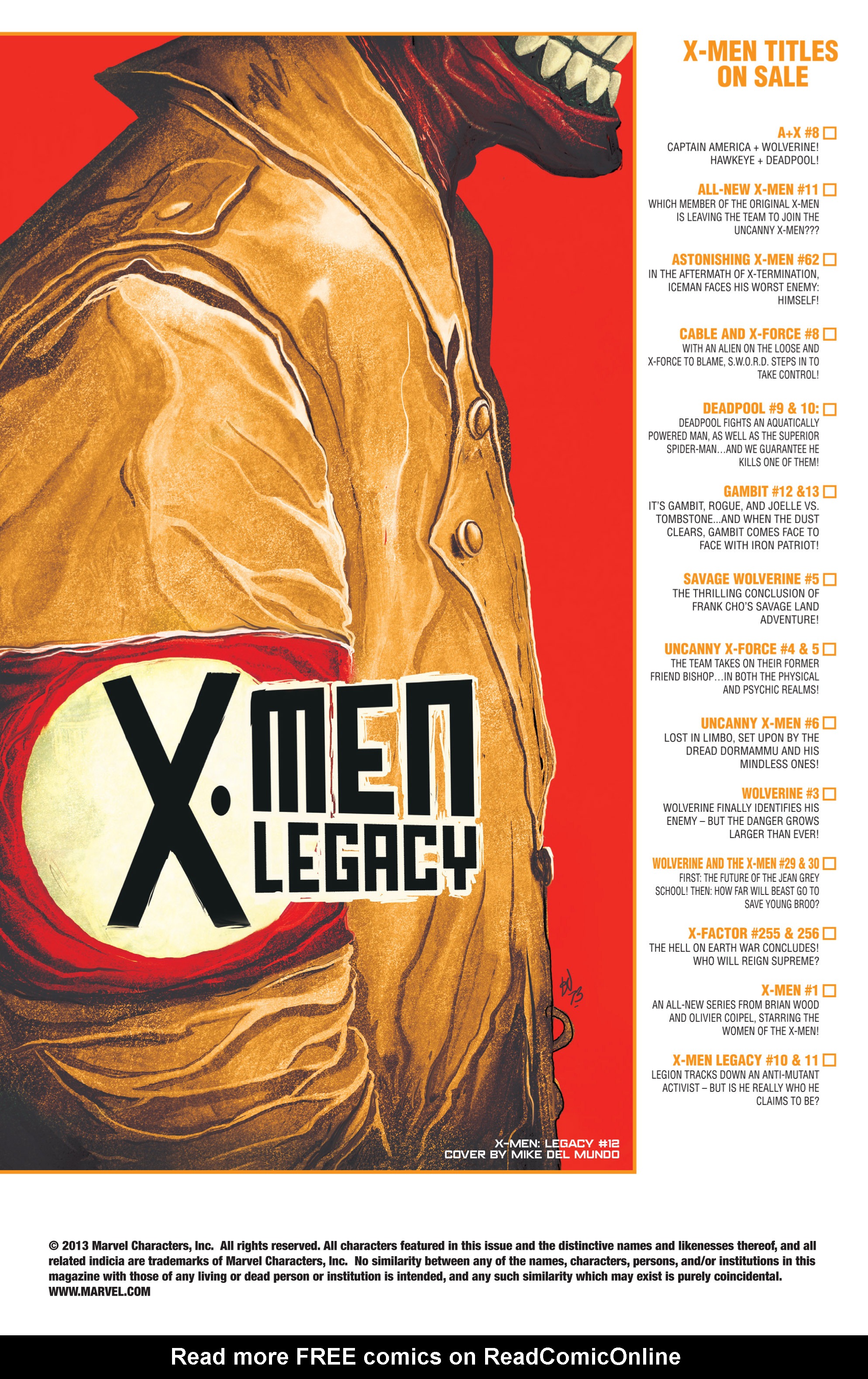 Read online X-Men: Legacy comic -  Issue #11 - 23