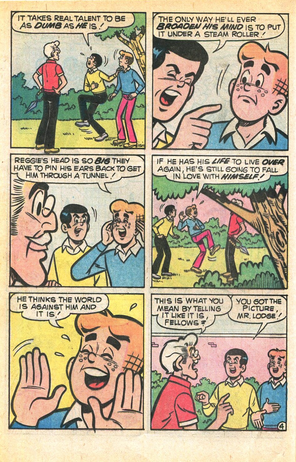 Read online Reggie and Me (1966) comic -  Issue #110 - 16