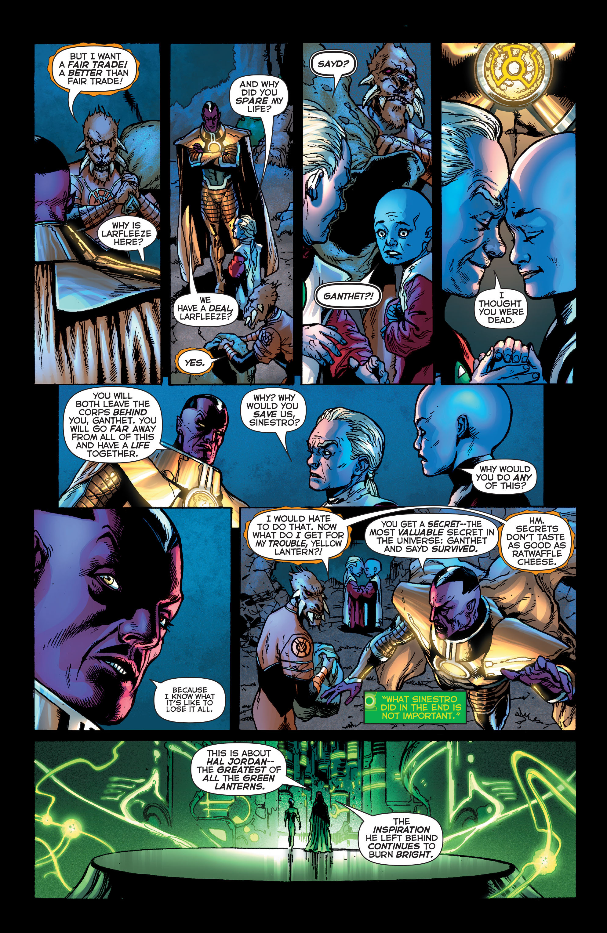 Read online Green Lantern: The Wrath of the First Lantern comic -  Issue # TPB - 313