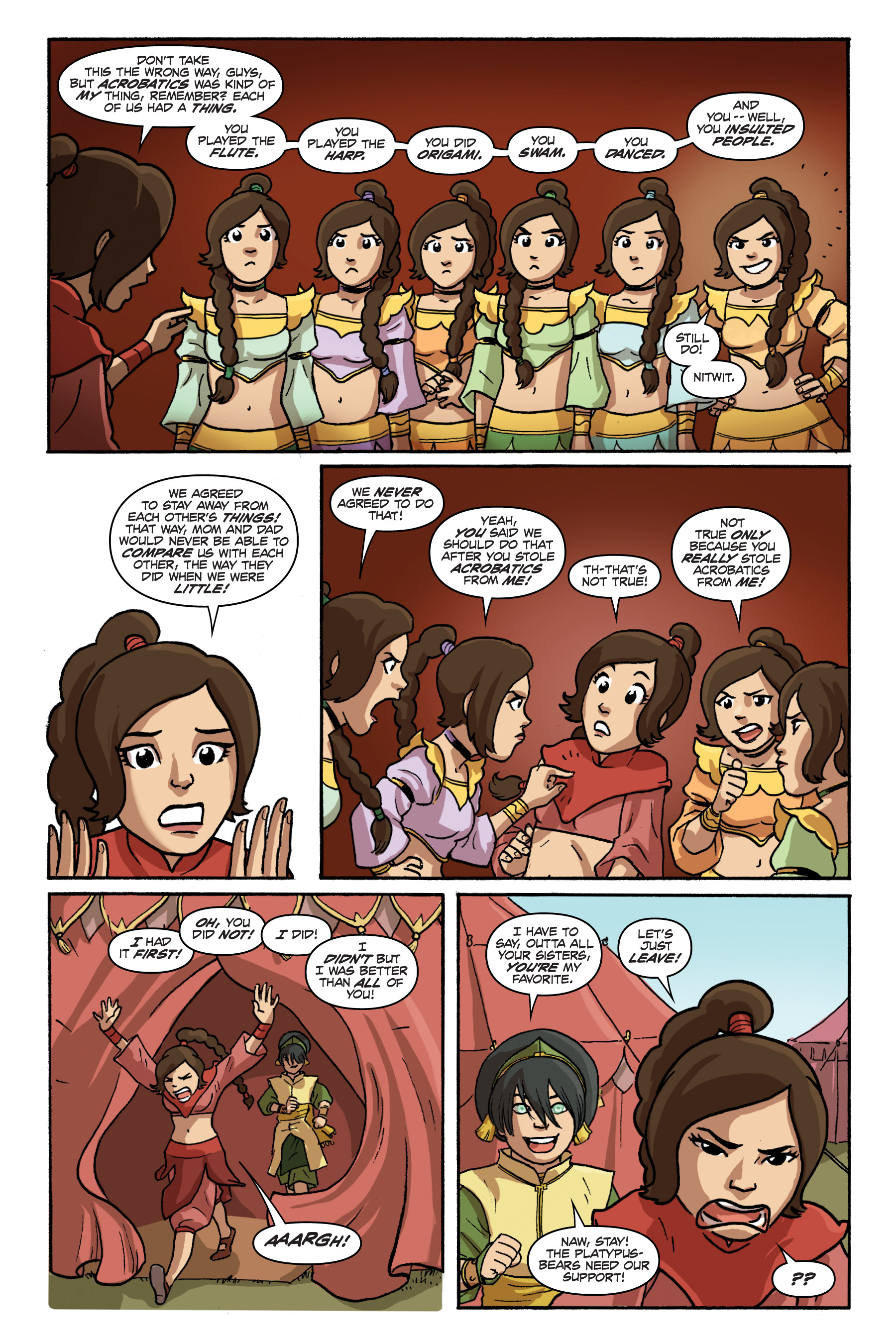 Read online Nickelodeon Avatar: The Last Airbender - Team Avatar Tales comic -  Issue # TPB - 55