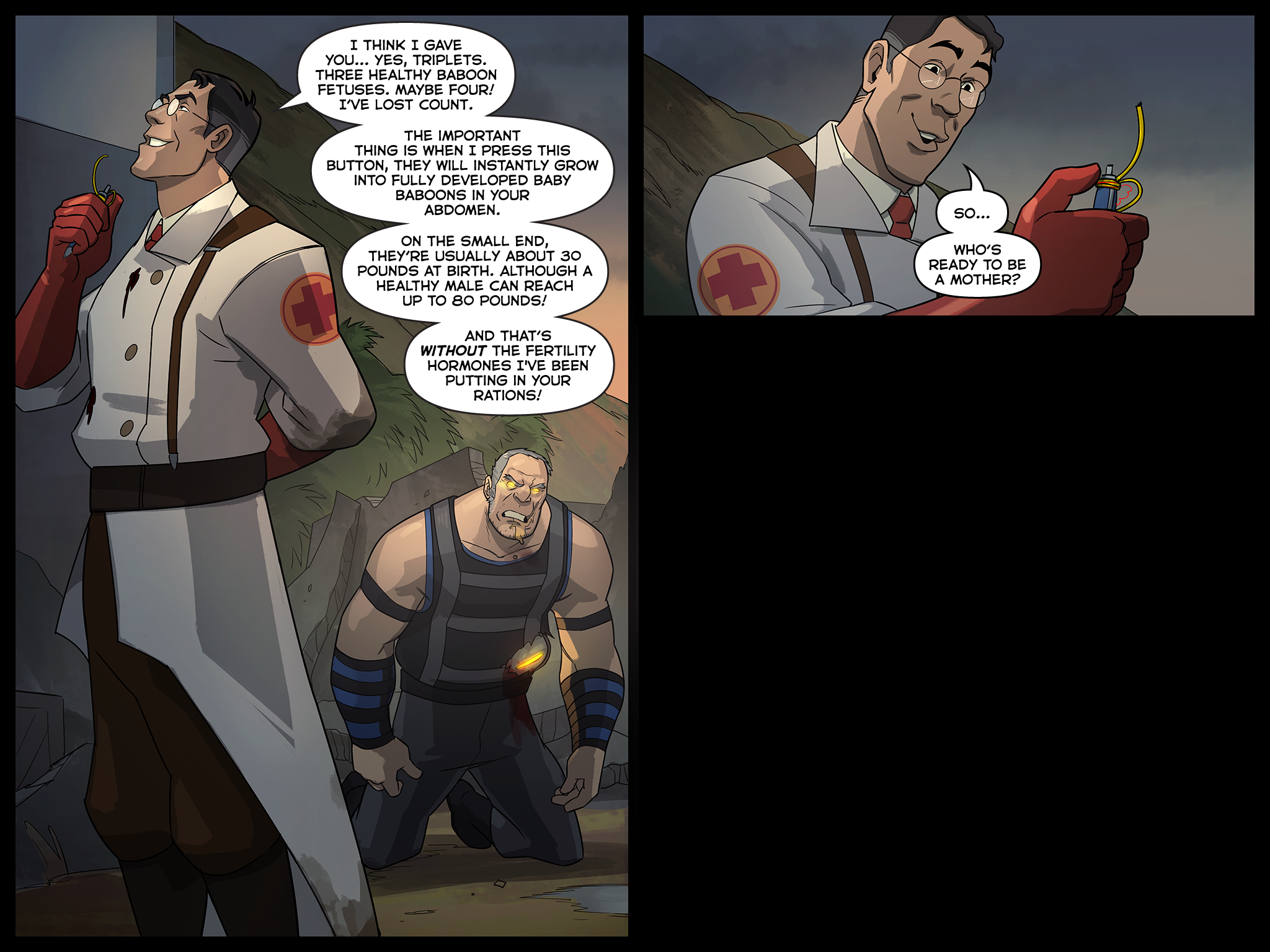 Read online Team Fortress 2 comic -  Issue #6 - 233