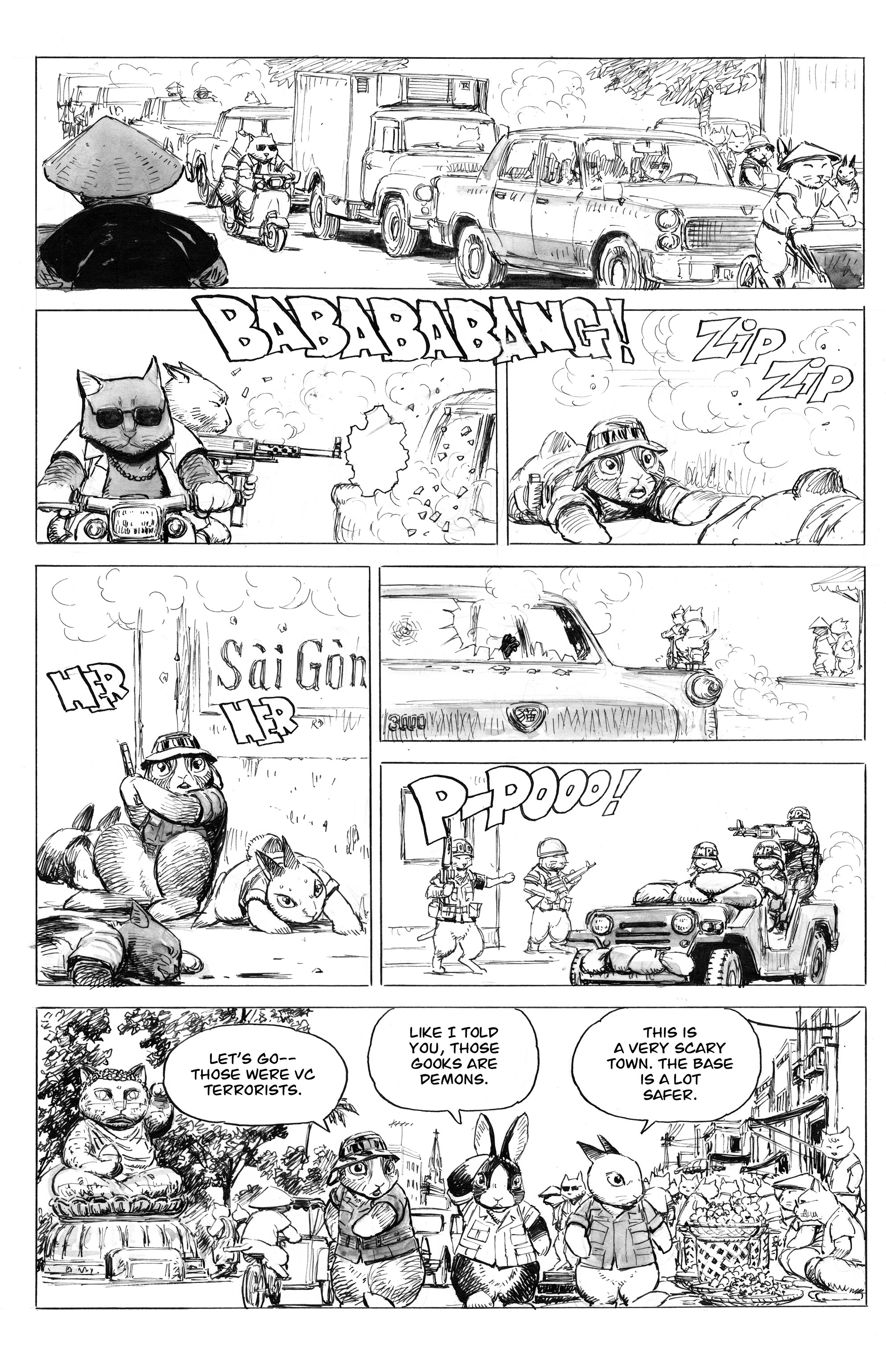 Read online Cat Shit One comic -  Issue #3 - 9