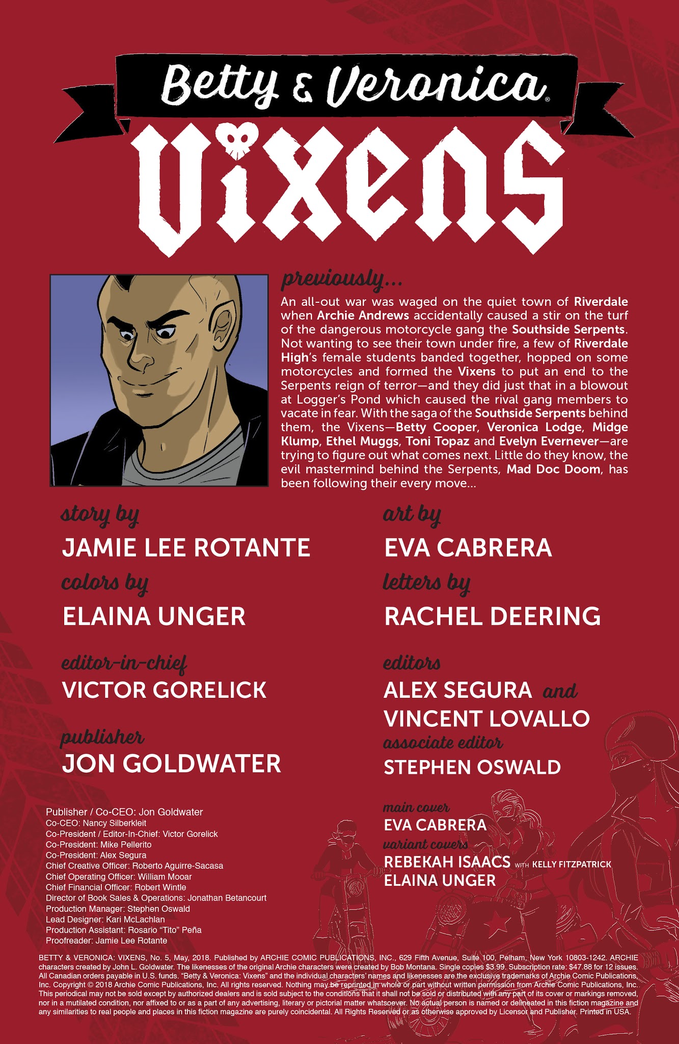 Read online Betty & Veronica: Vixens comic -  Issue #5 - 2