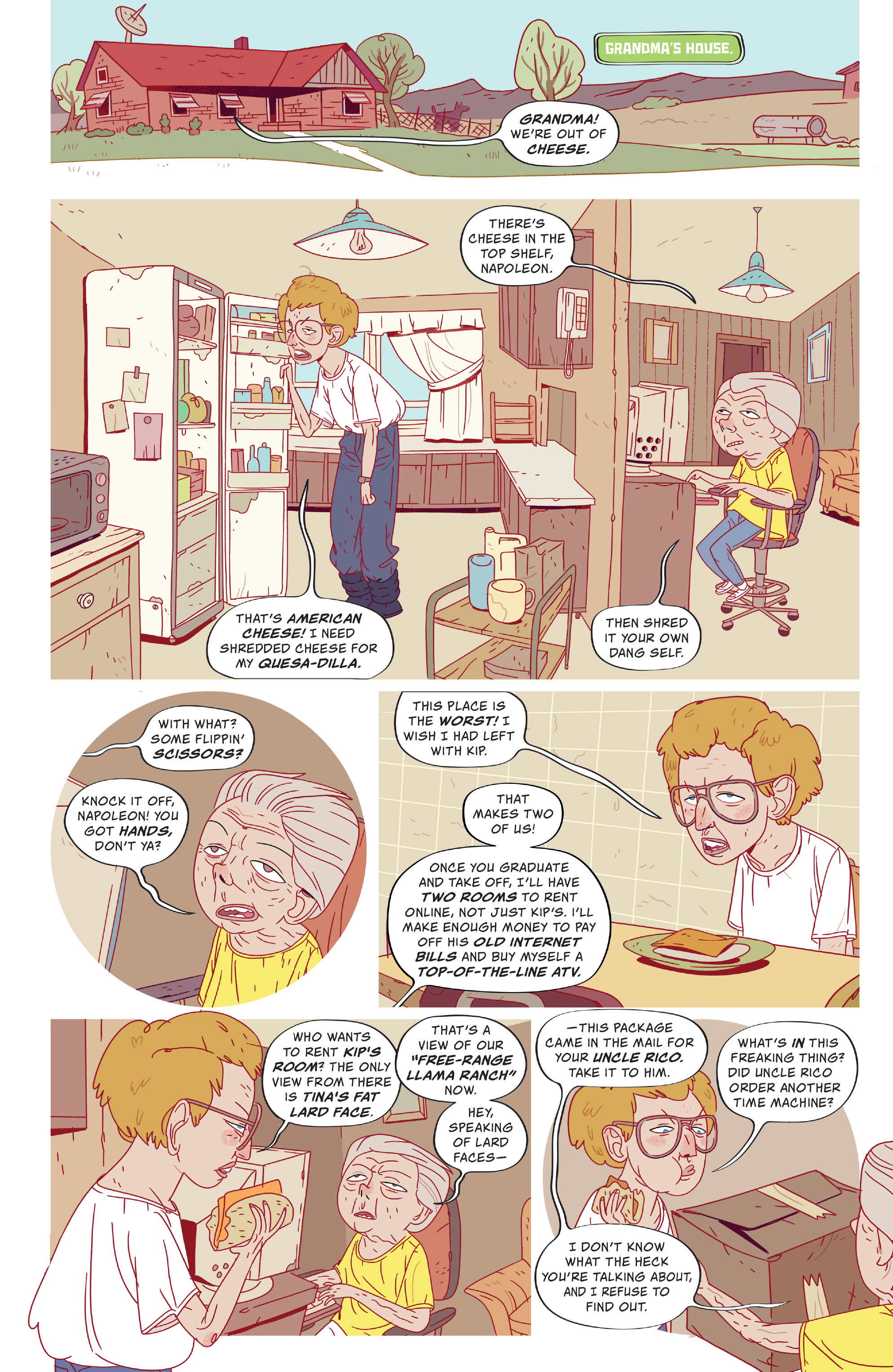 Read online Napoleon Dynamite comic -  Issue #1 - 8
