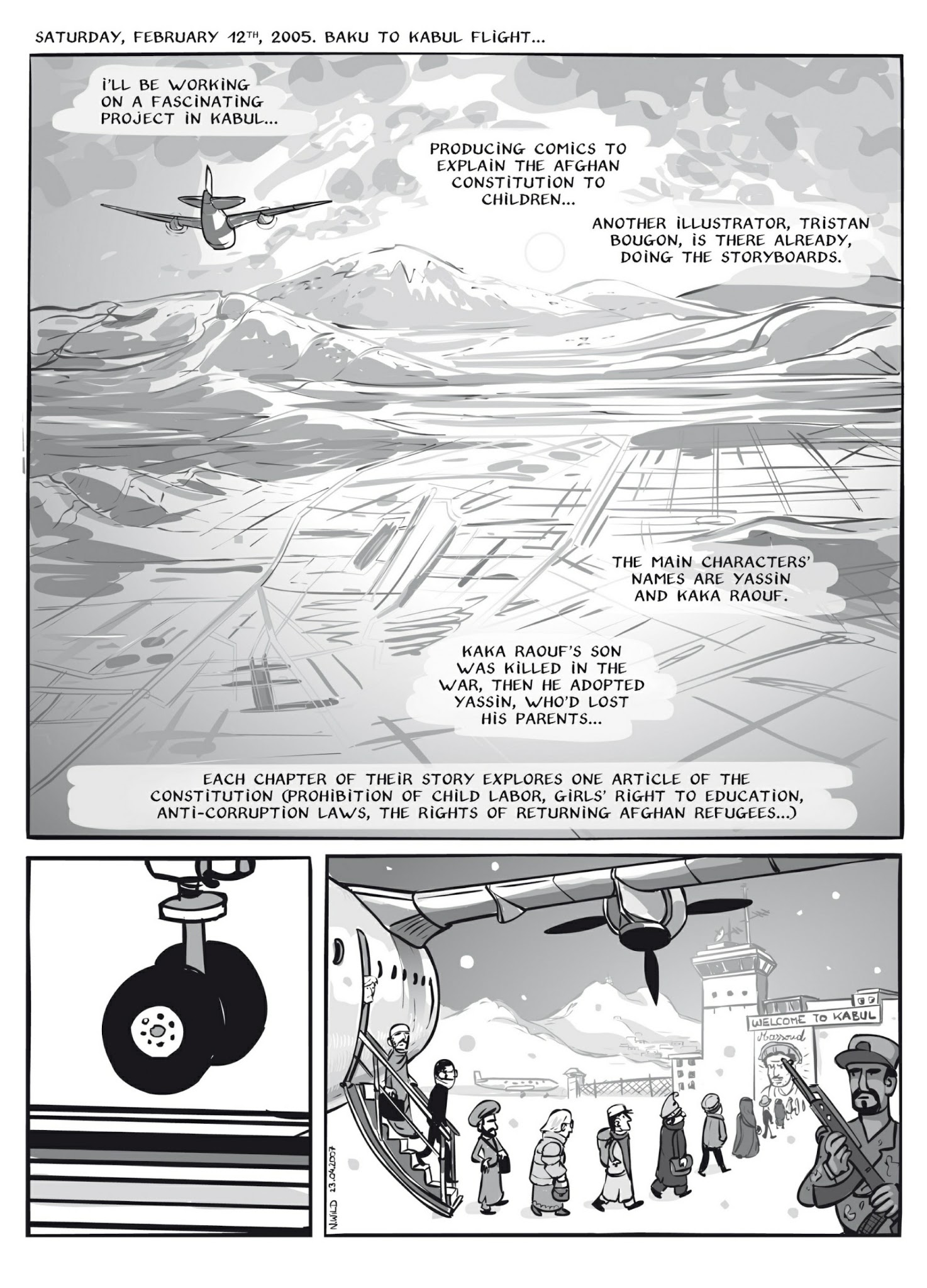 Read online Kabul Disco: How I Managed Not to be Abducted in Afghanistan comic -  Issue # TPB - 12