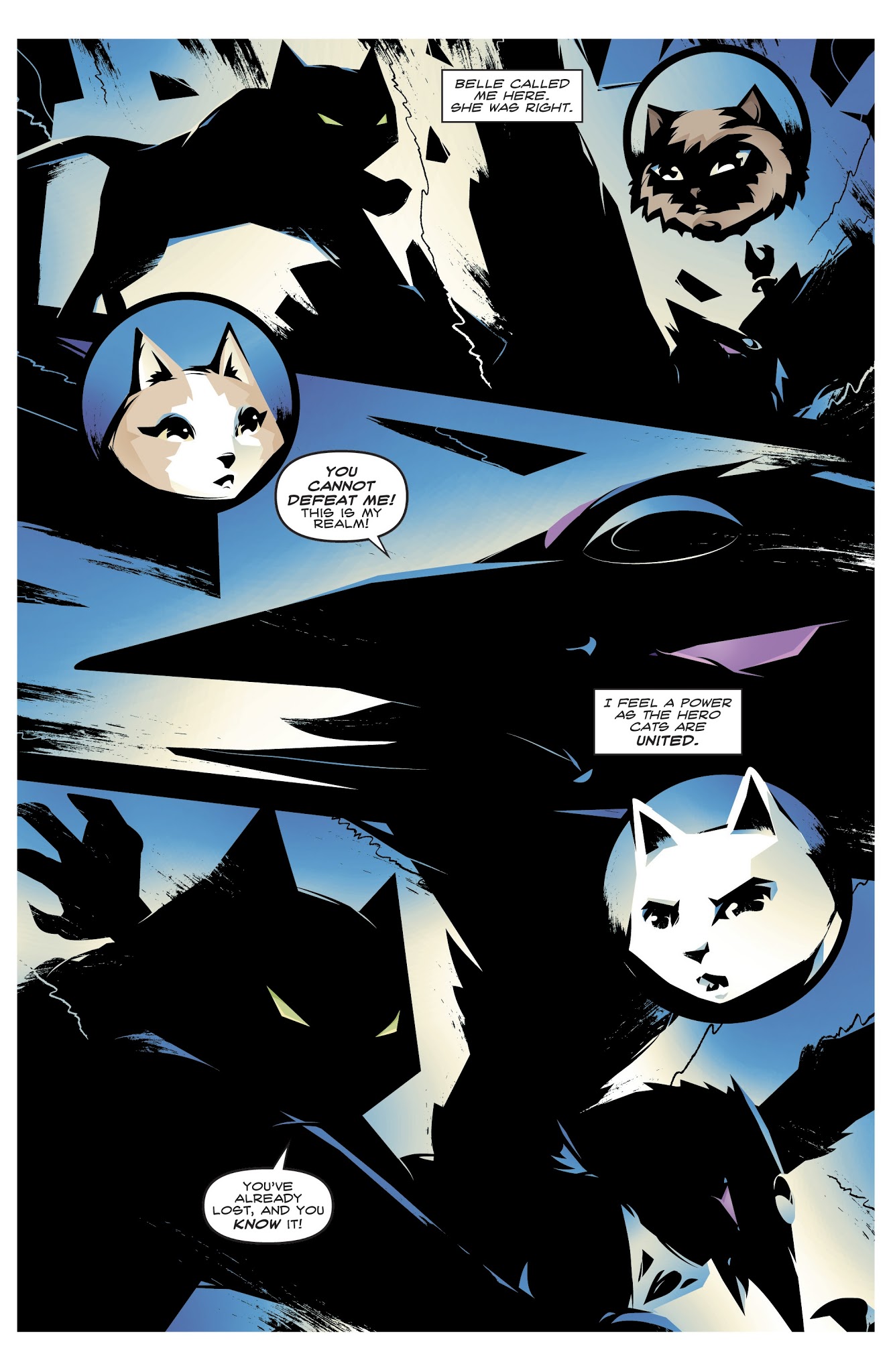 Read online Hero Cats: Midnight Over Stellar City Vol. 2 comic -  Issue #3 - 4