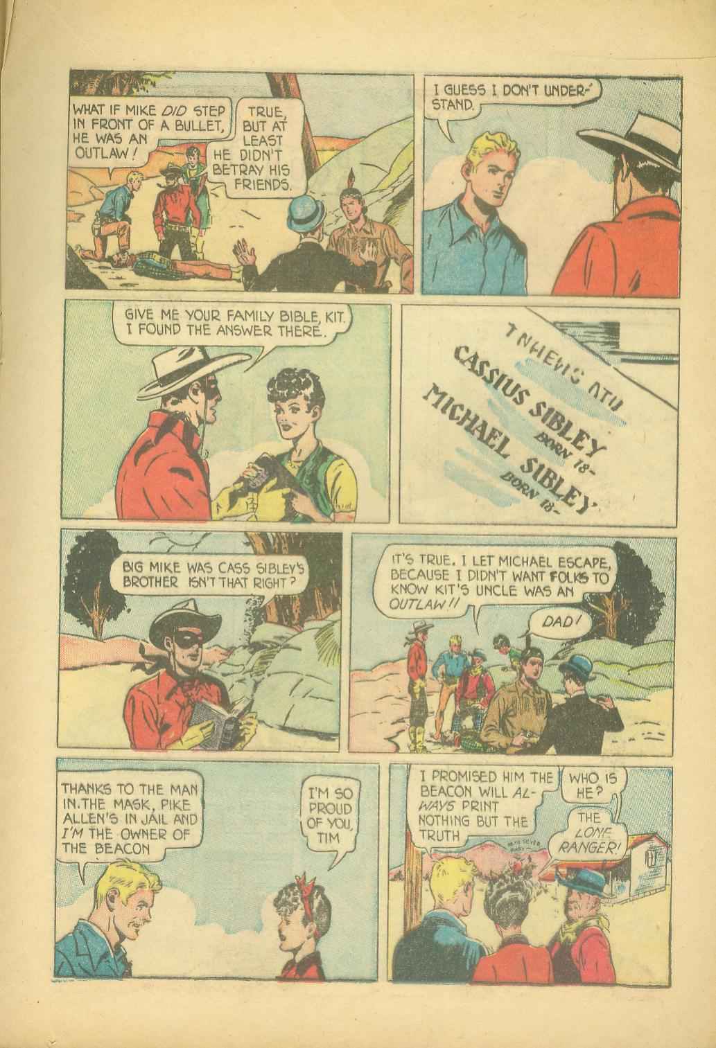 Read online The Lone Ranger (1948) comic -  Issue #12 - 25