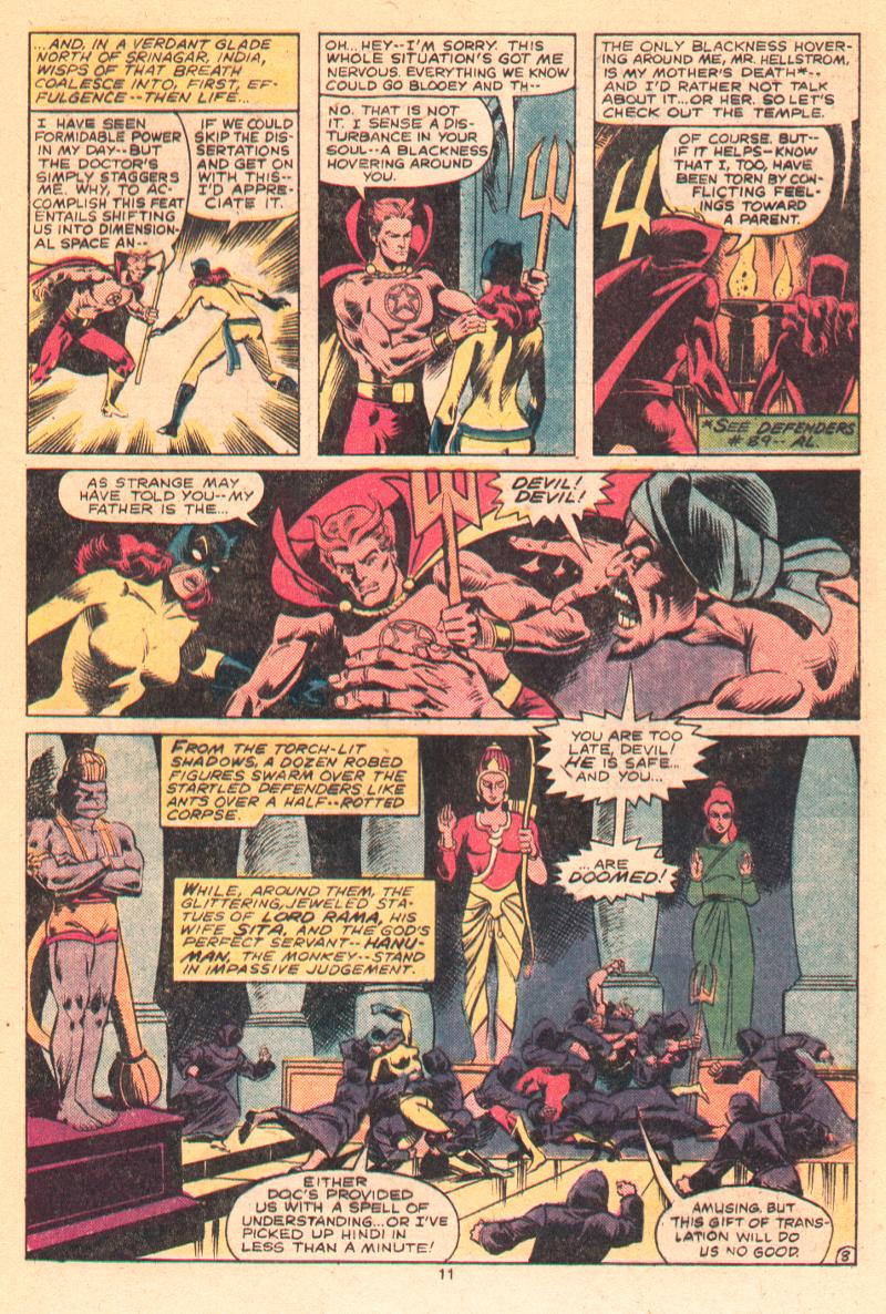Read online The Defenders (1972) comic -  Issue #92 - 9