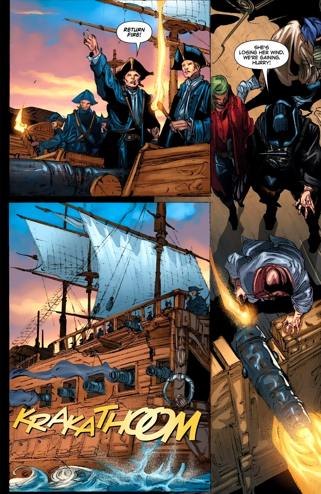 Read online Blackbeard: Legend of the Pyrate King comic -  Issue #6 - 15