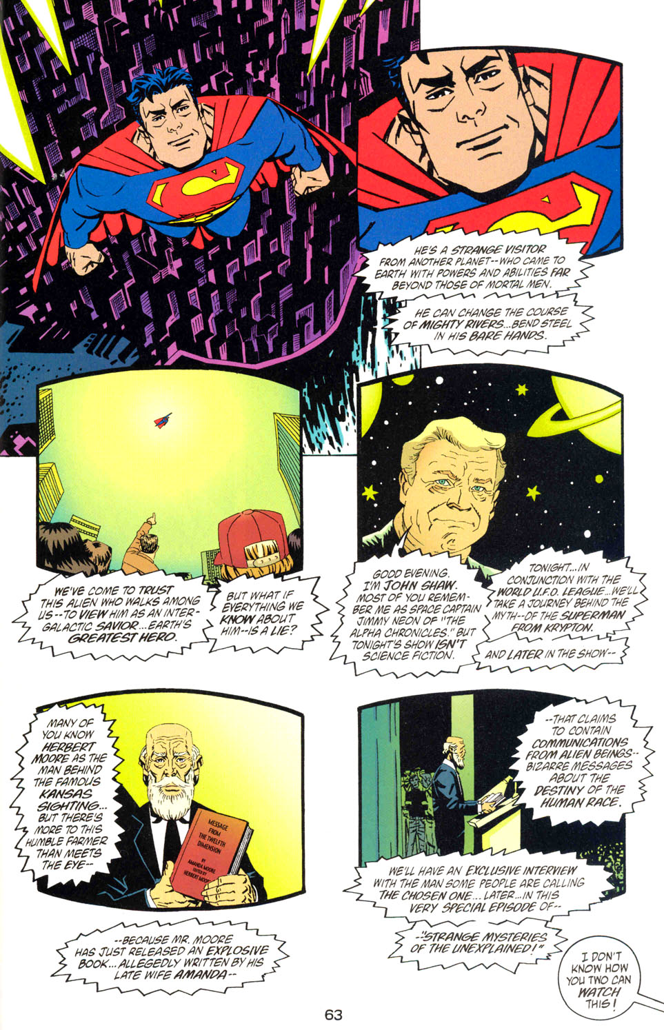Read online Superman: The Kansas Sighting comic -  Issue #2 - 64