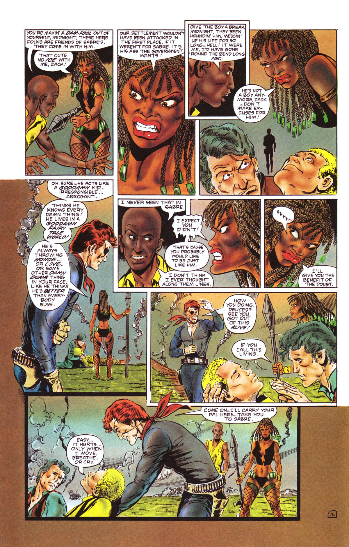 Read online Sabre comic -  Issue #9 - 18