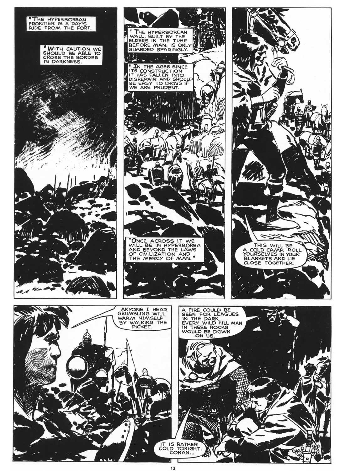 Read online The Savage Sword Of Conan comic -  Issue #162 - 15