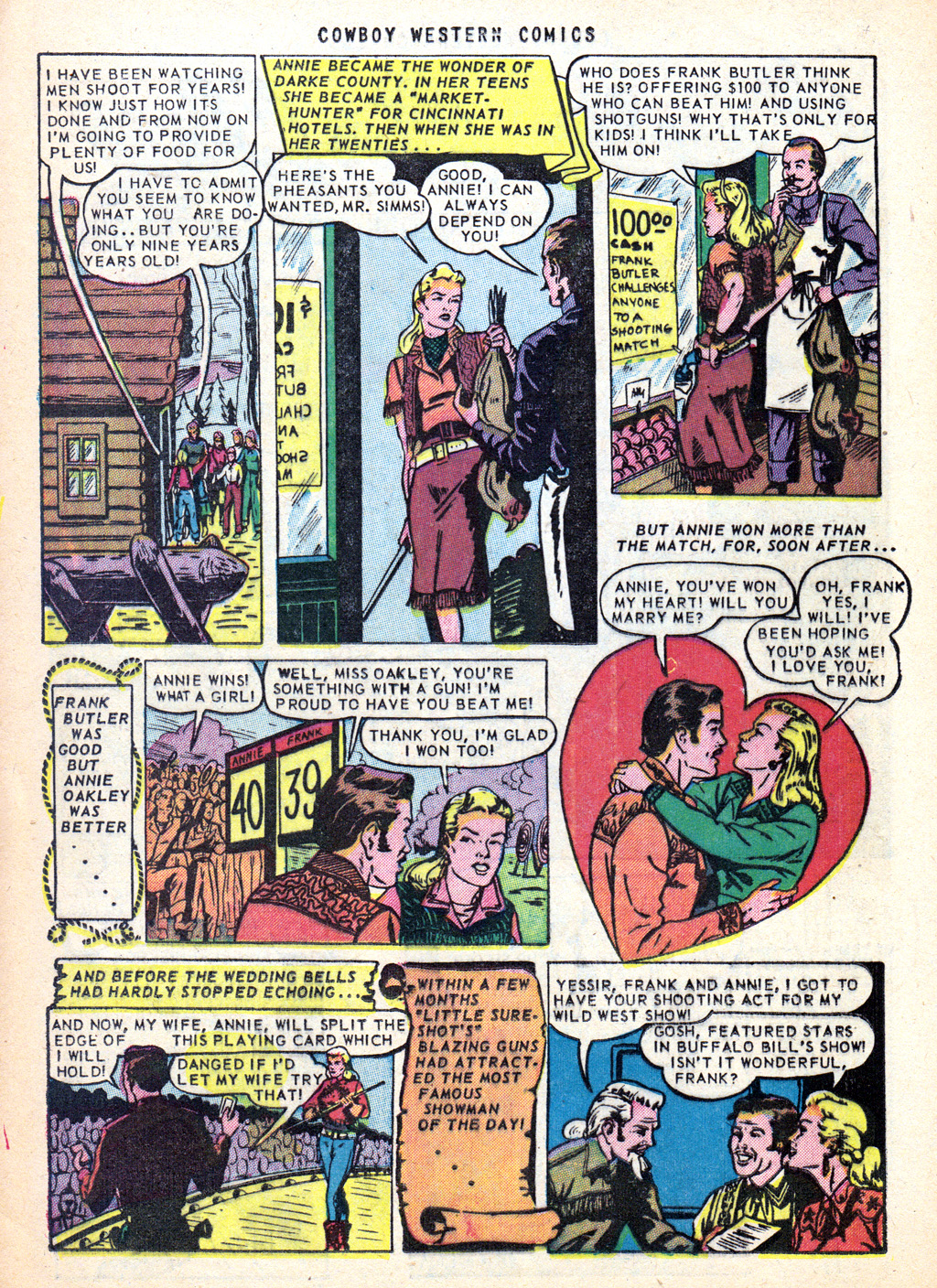 Read online Cowboy Western Comics (1948) comic -  Issue #39 - 12