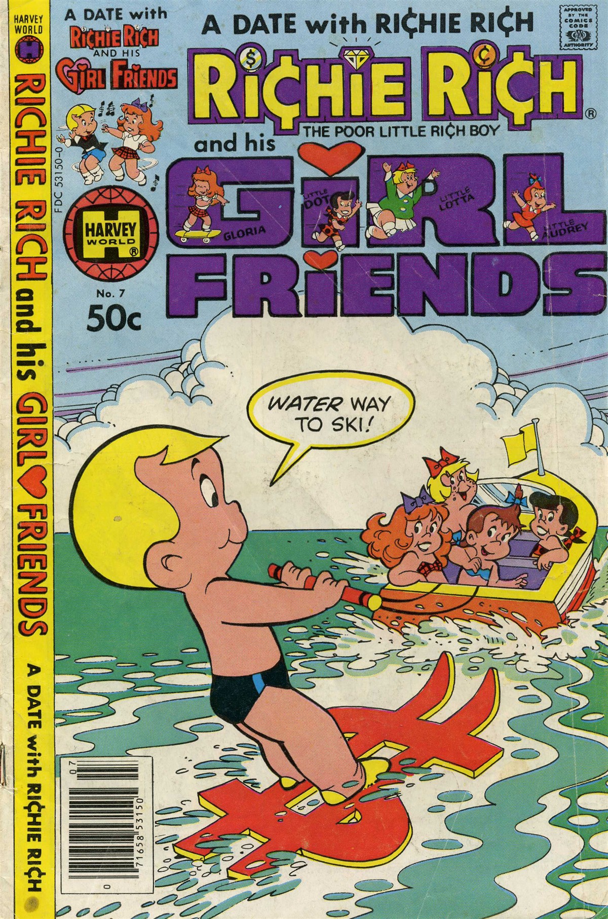 Read online Richie Rich & His Girl Friends comic -  Issue #7 - 1