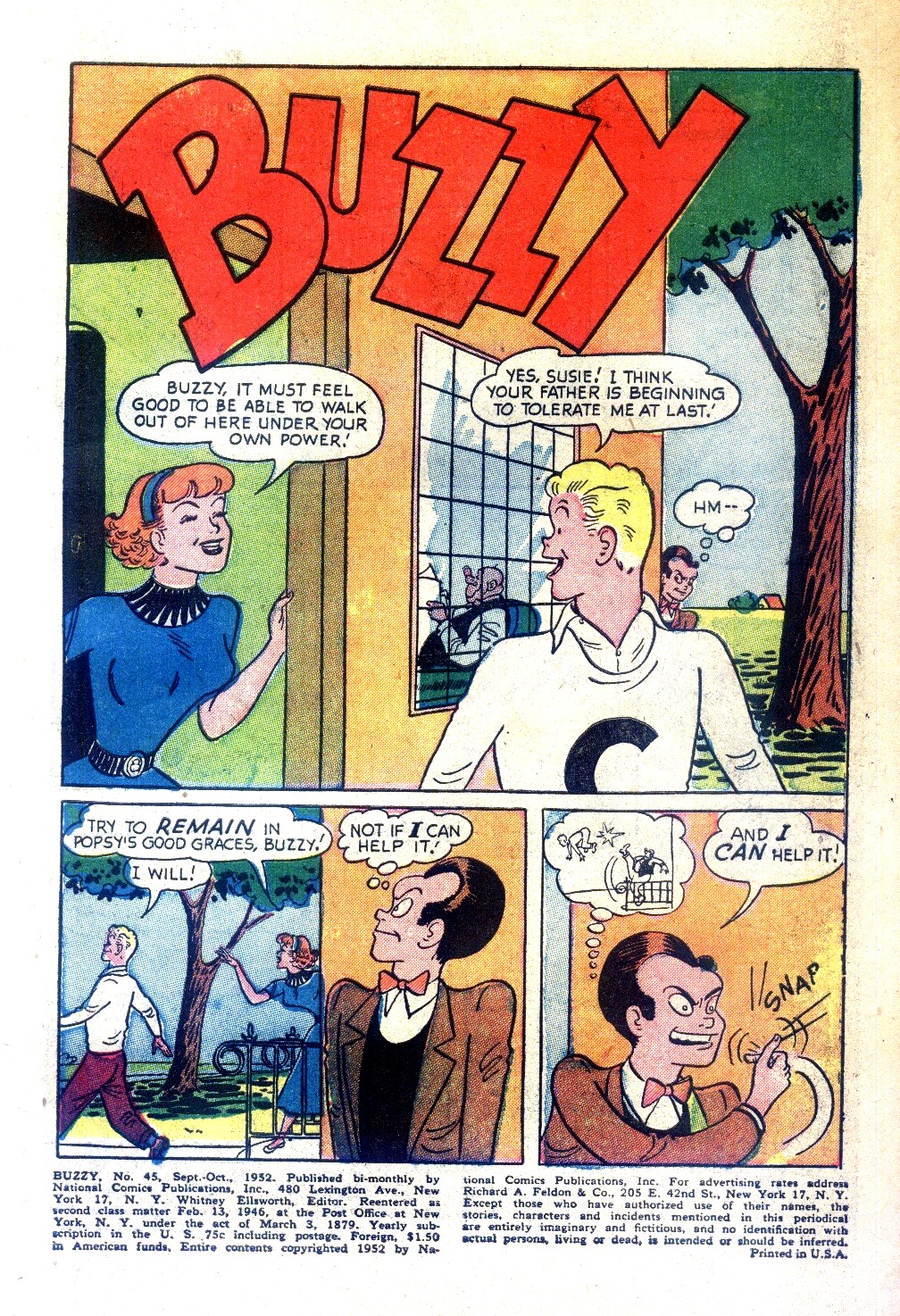 Read online Buzzy comic -  Issue #45 - 3