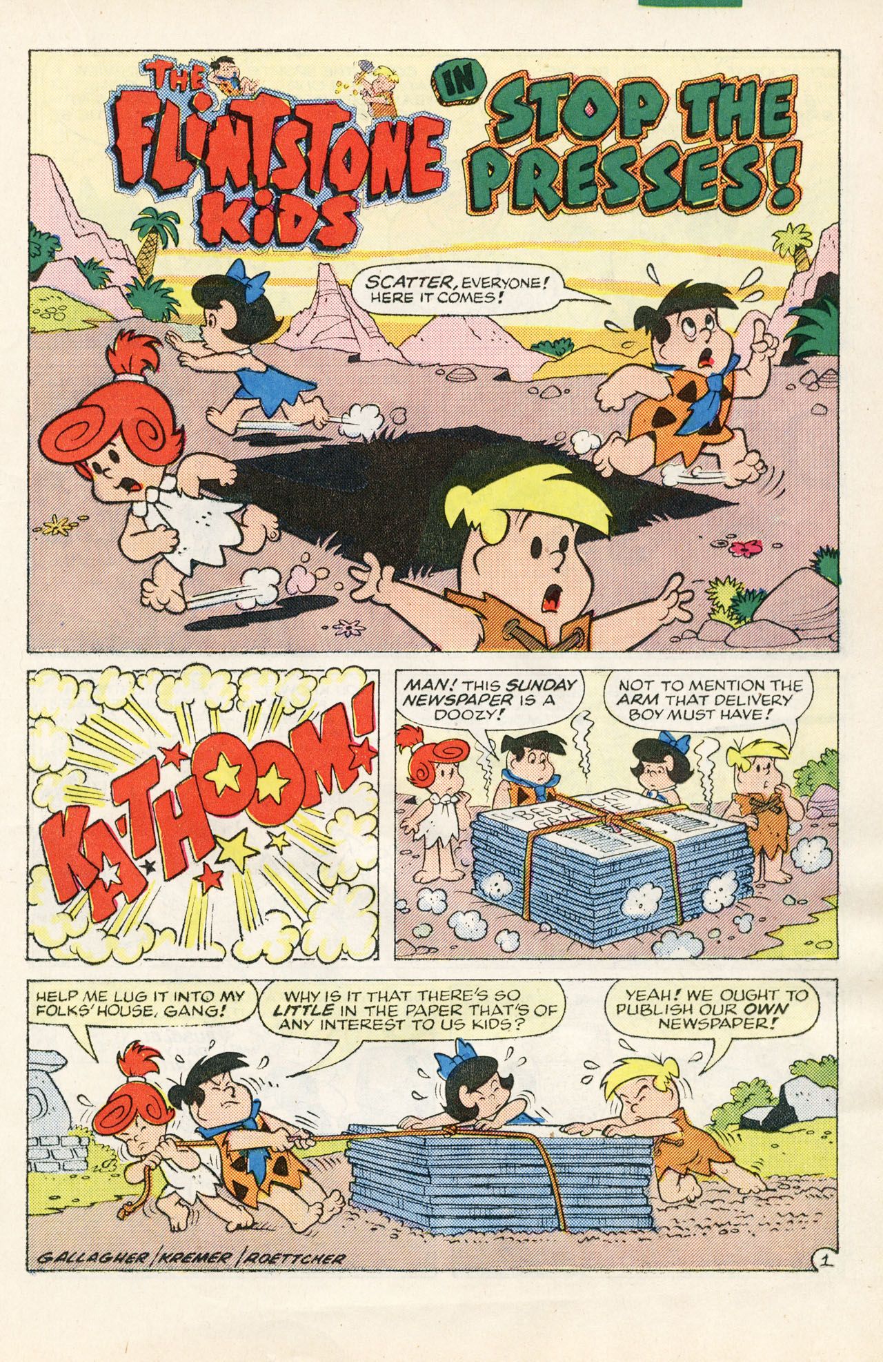 Read online The Flintstone Kids comic -  Issue #5 - 15