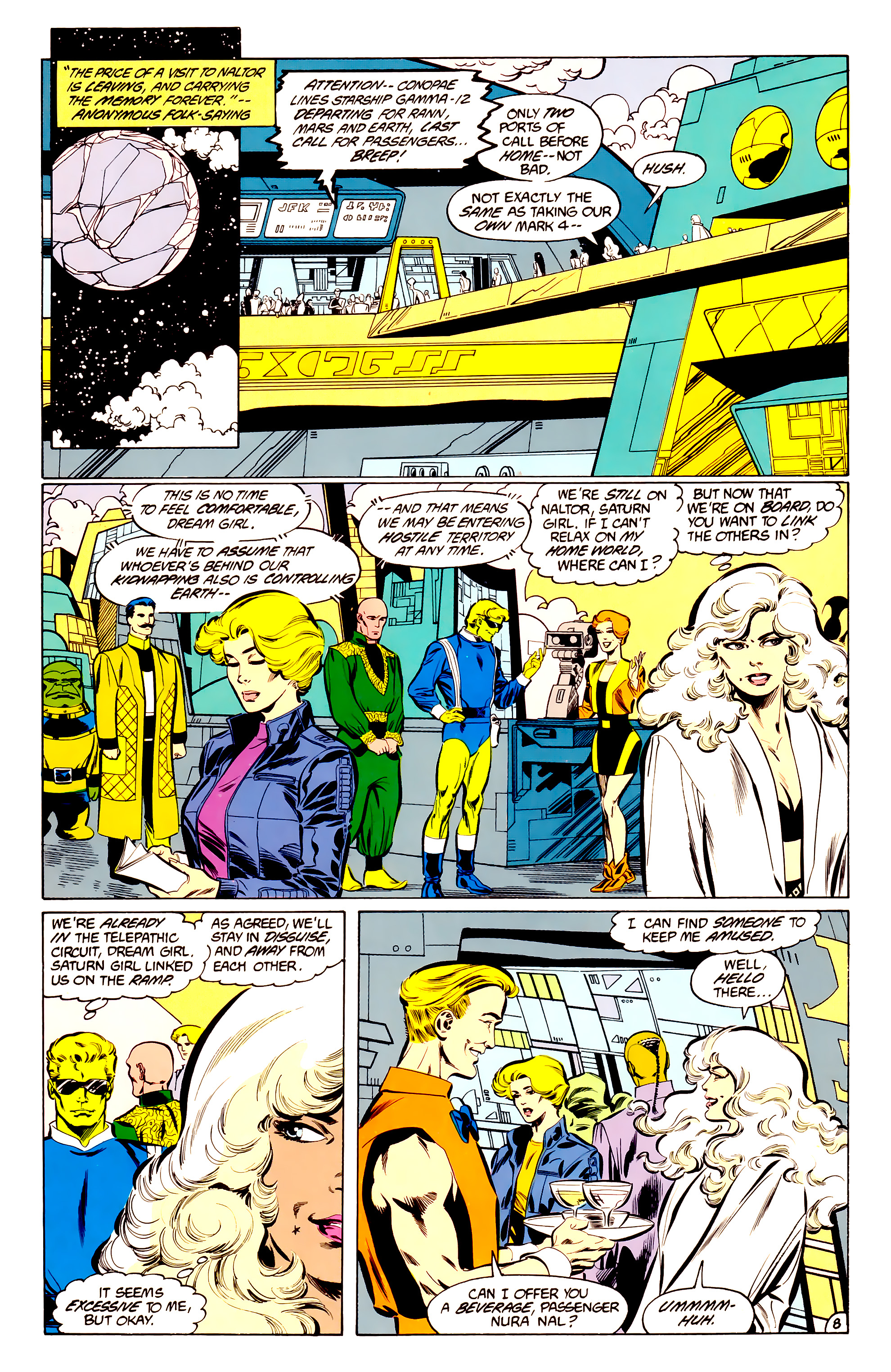 Read online Legion of Super-Heroes (1984) comic -  Issue #34 - 9