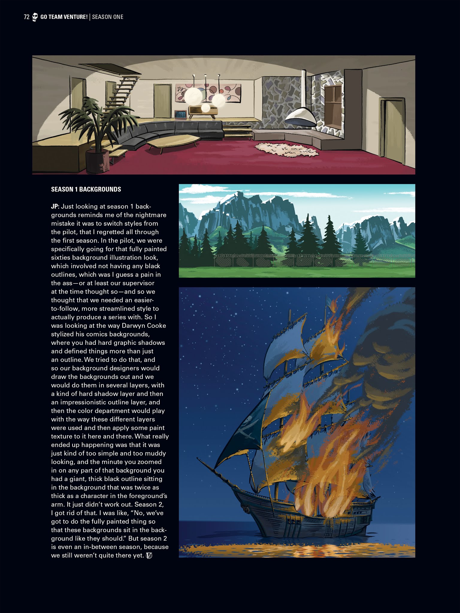 Read online Go Team Venture!: The Art and Making of The Venture Bros. comic -  Issue # TPB (Part 1) - 72