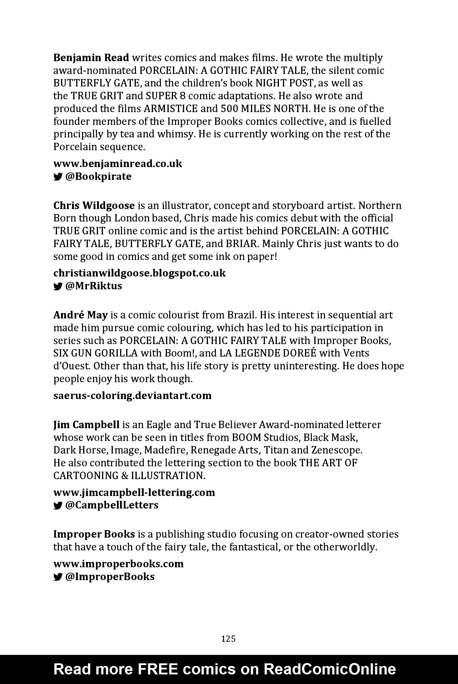 Read online Porcelain: Bone China comic -  Issue # TPB - 129