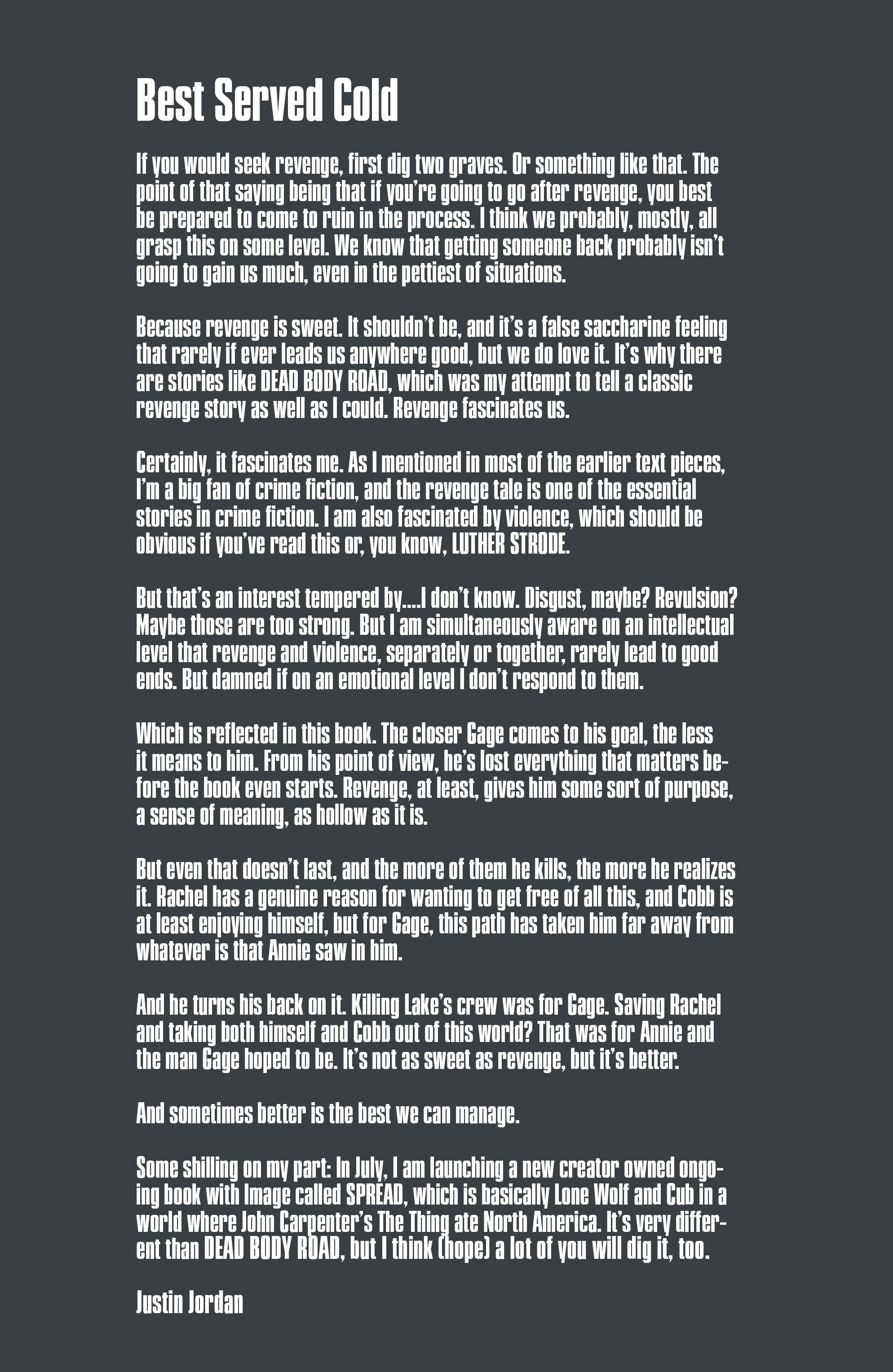 Read online Dead Body Road comic -  Issue #6 - 27