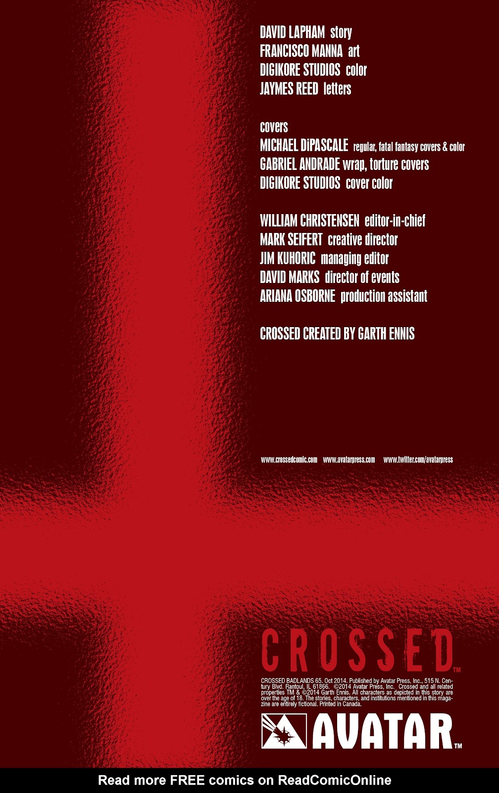 Crossed: Badlands issue 65 - Page 2