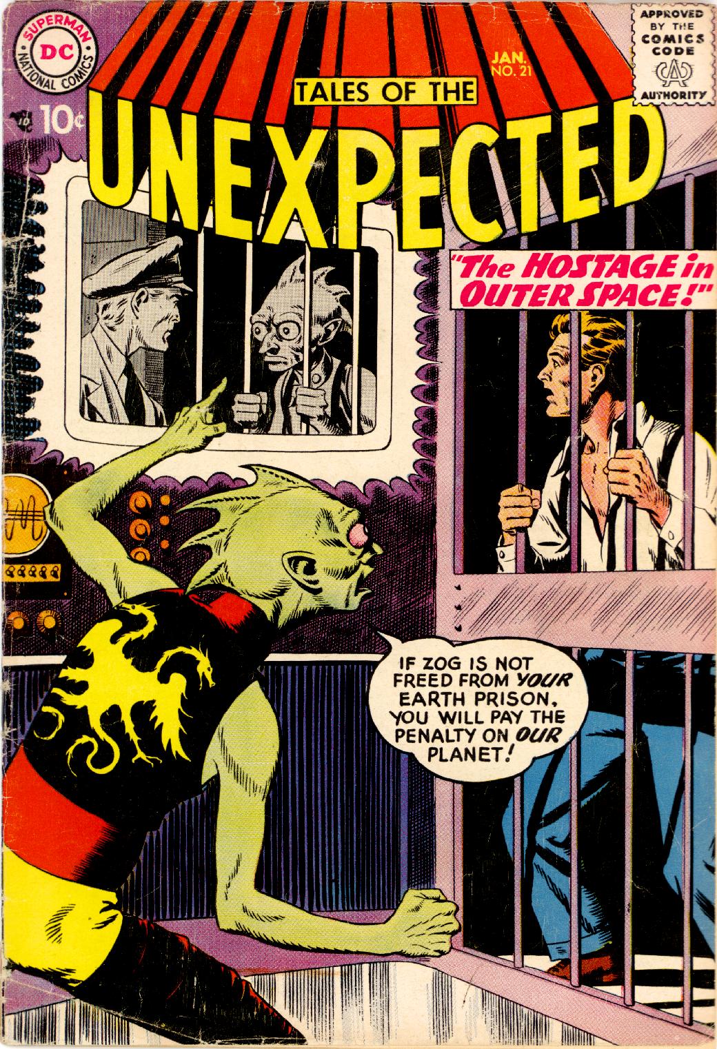 Read online Tales of the Unexpected comic -  Issue #21 - 1