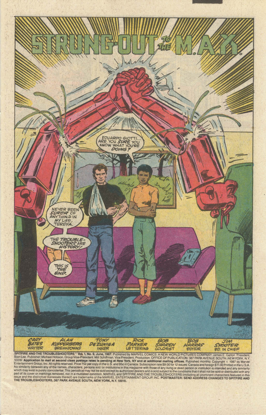 Read online Spitfire and the Troubleshooters comic -  Issue #9 - 2