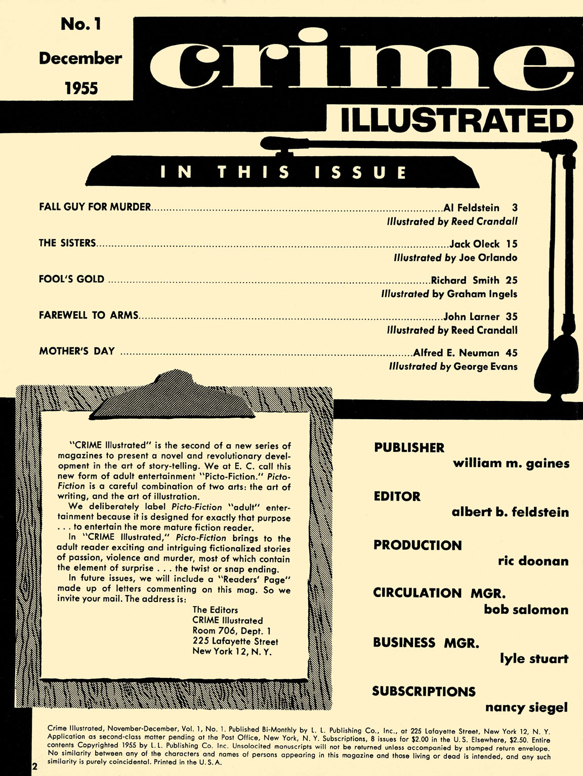 Read online Crime Illustrated comic -  Issue #1 - 4
