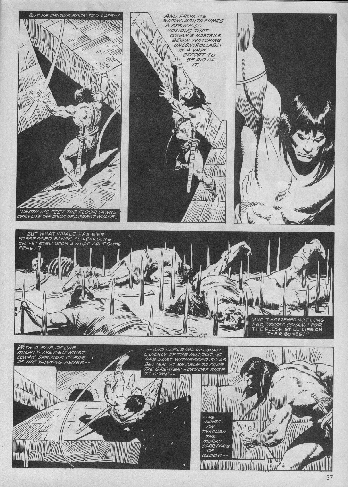 Read online The Savage Sword Of Conan comic -  Issue #61 - 37