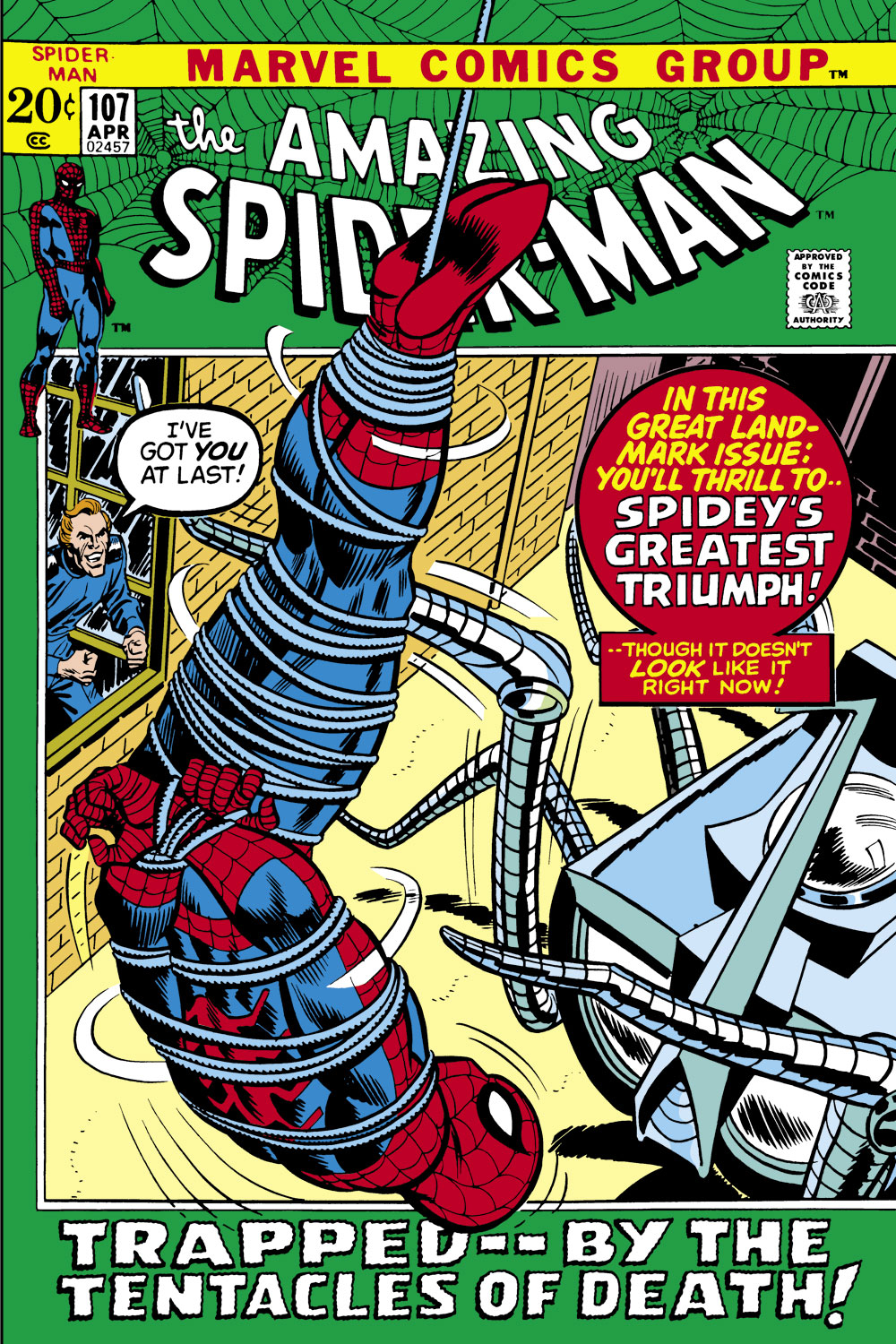 Read online The Amazing Spider-Man (1963) comic -  Issue #107 - 1