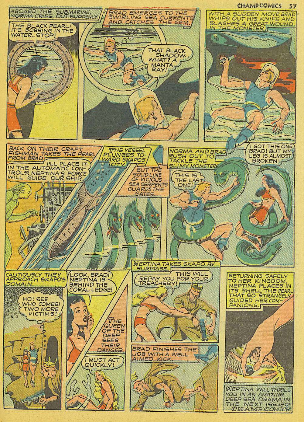 Read online Champ Comics comic -  Issue #17 - 58