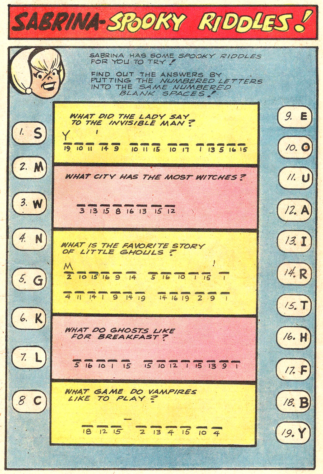 Read online Sabrina The Teenage Witch (1971) comic -  Issue #57 - 11