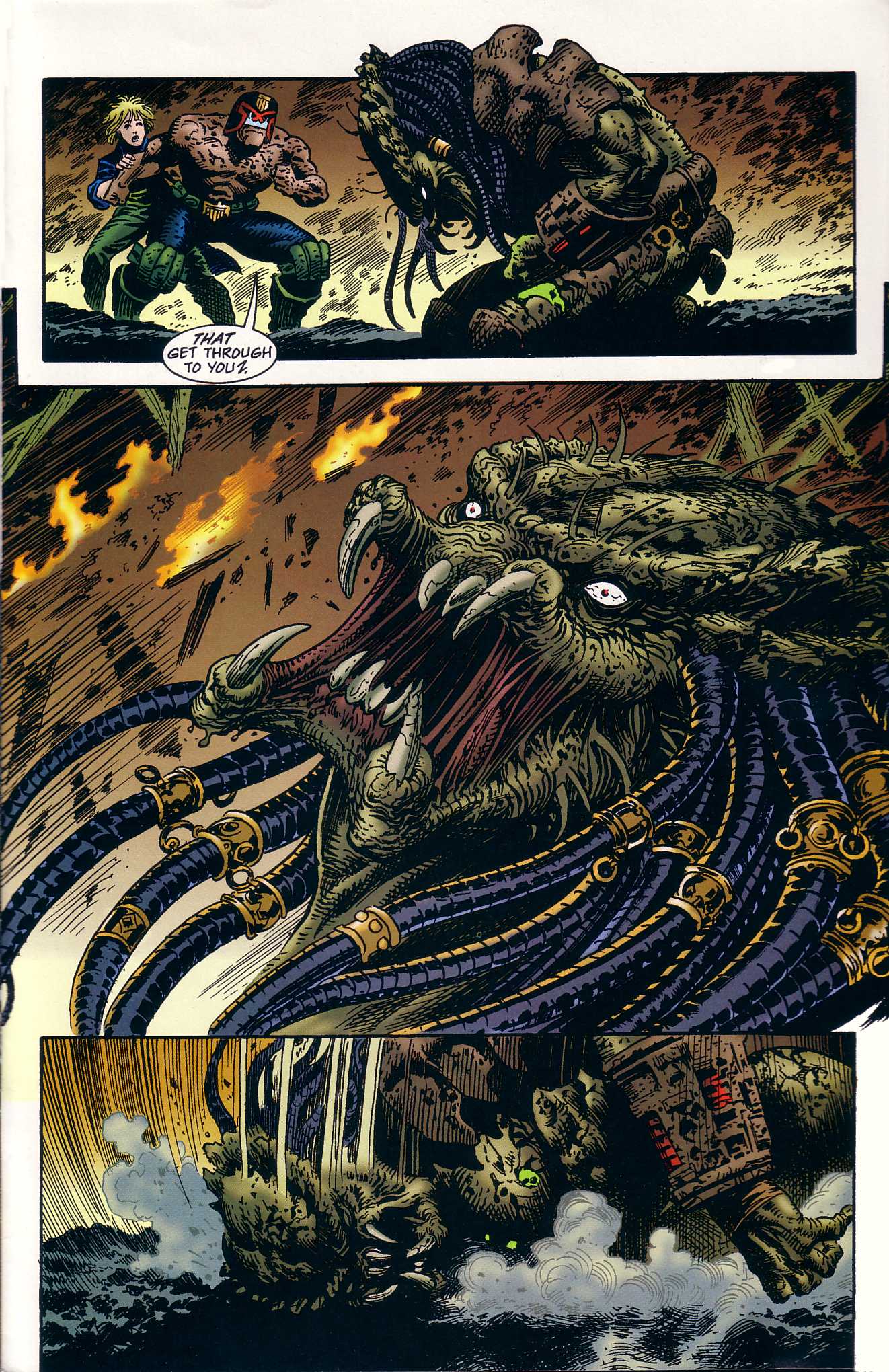 Read online Predator Versus Judge Dredd comic -  Issue #3 - 21