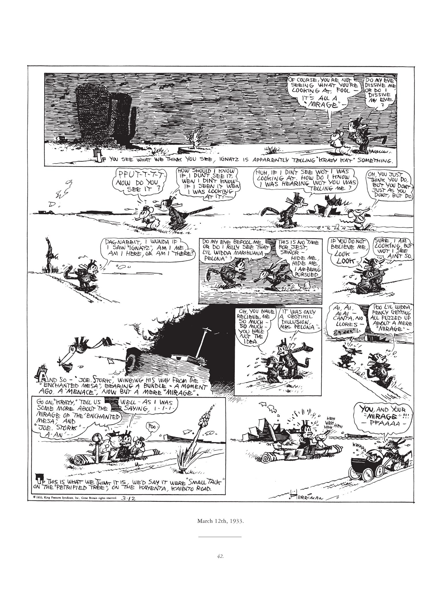Read online Krazy & Ignatz comic -  Issue # TPB 8 - 41