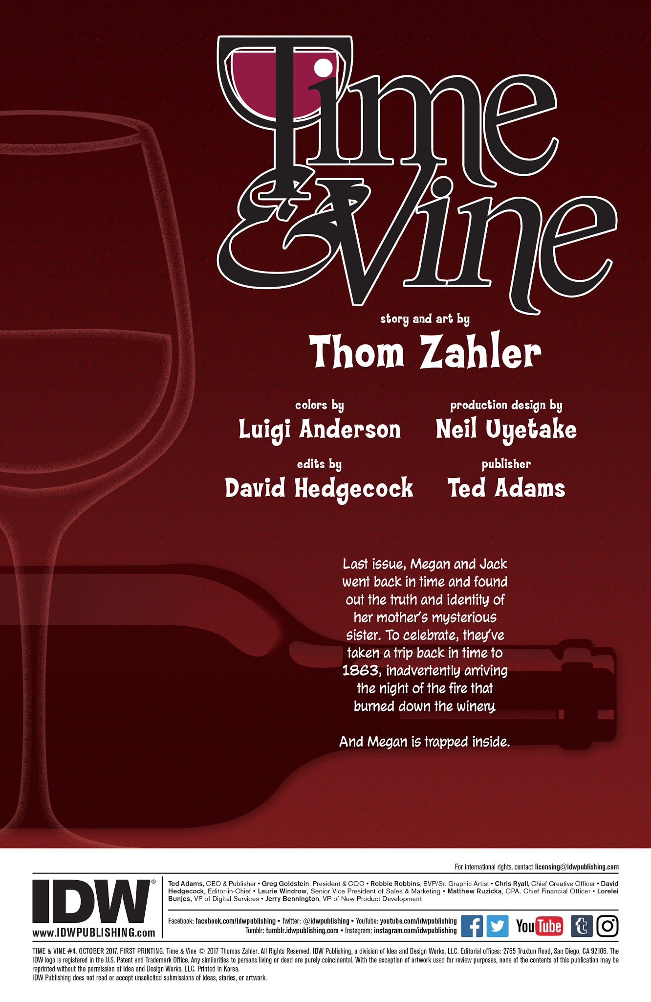 Read online Time & Vine comic -  Issue #4 - 2