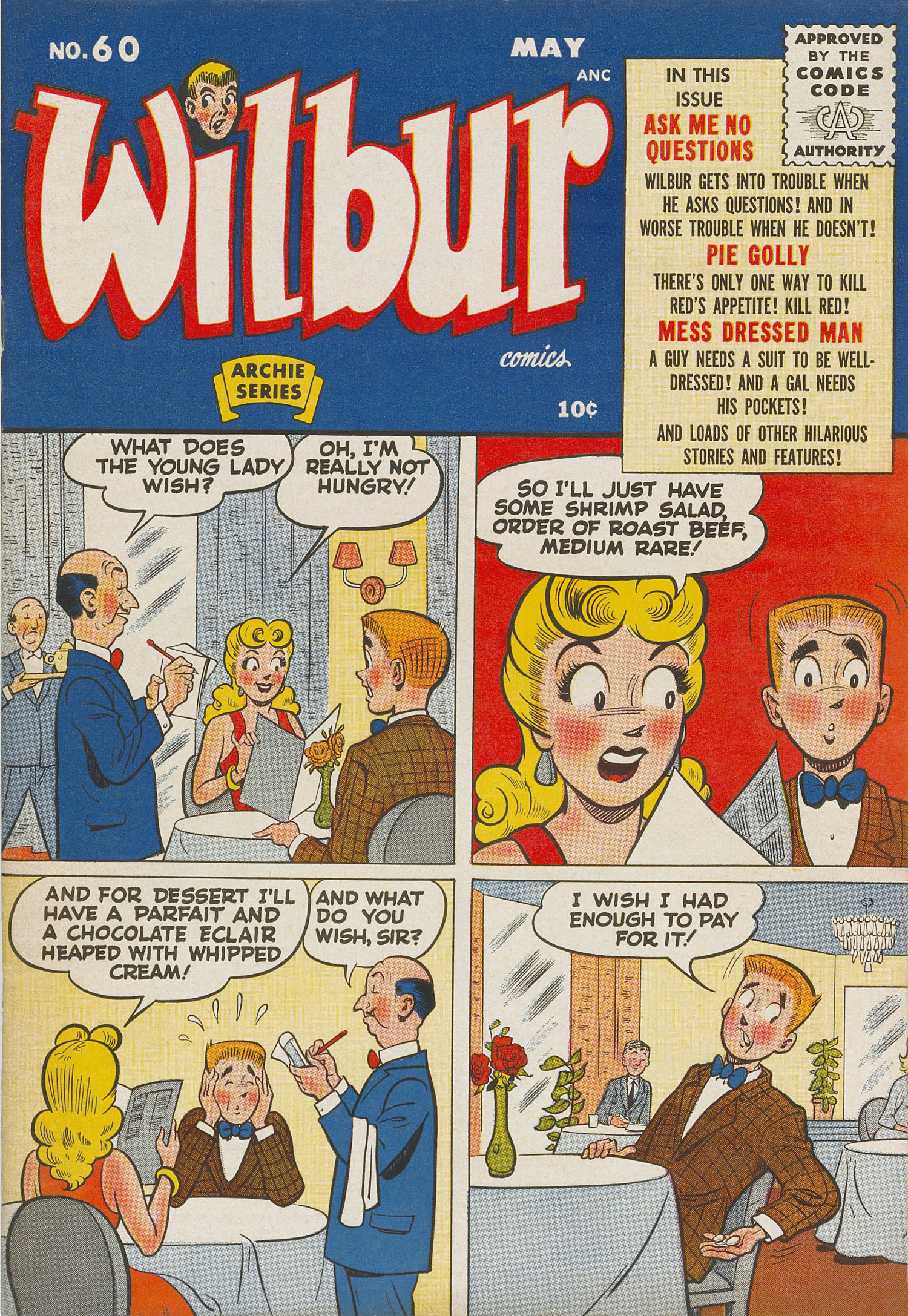 Read online Wilbur Comics comic -  Issue #60 - 1