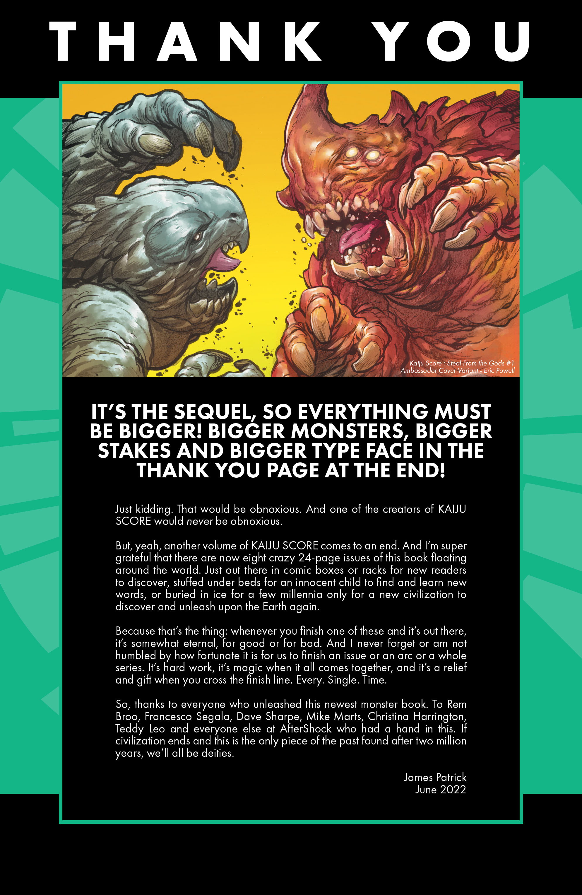 Read online Kaiju Score: Steal From the Gods comic -  Issue #4 - 27