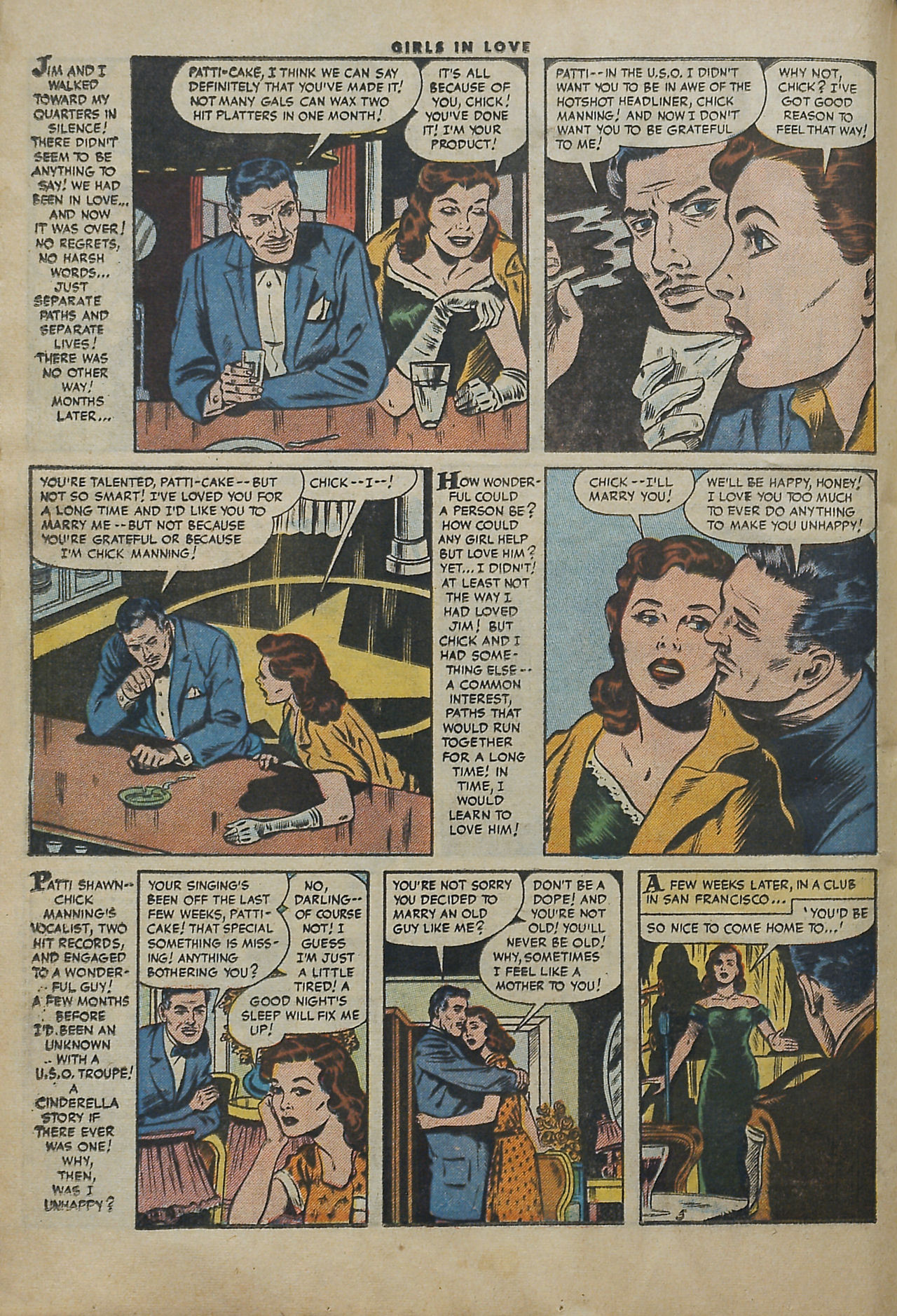 Read online Girls in Love (1955) comic -  Issue #53 - 16