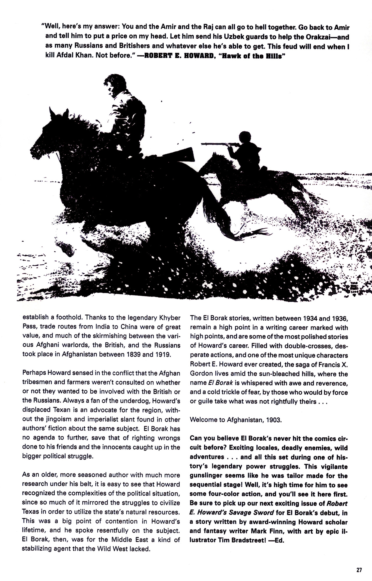 Read online Robert E. Howard's Savage Sword comic -  Issue #1 - 29