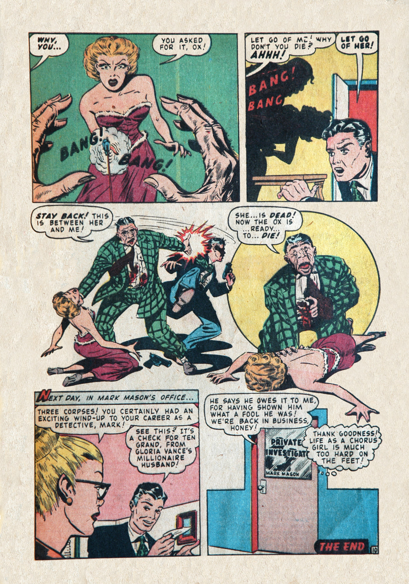 Read online Blonde Phantom Comics comic -  Issue #14 - 33
