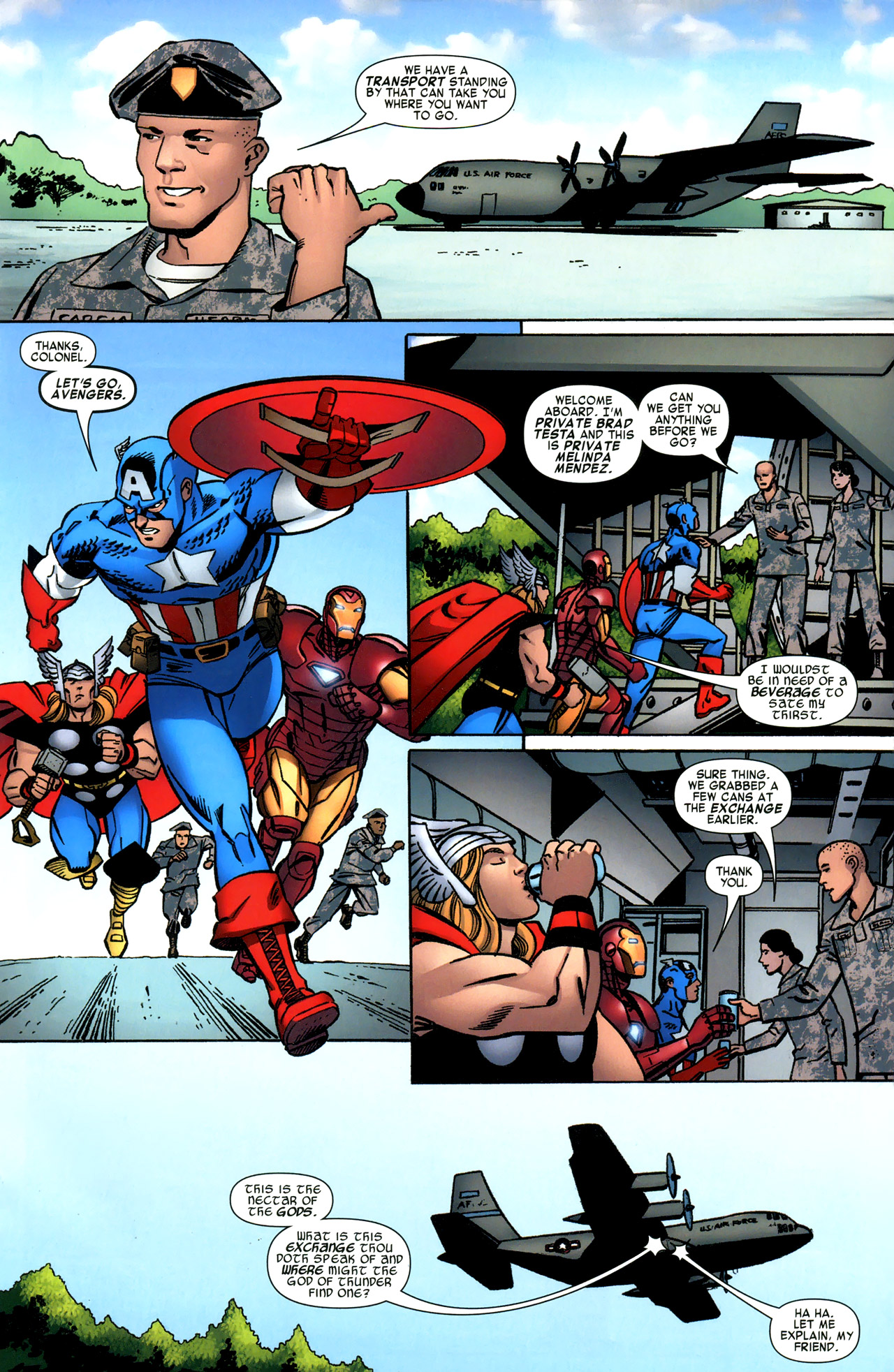 Read online AAFES 9th Edition [New Avengers: Hero Exchange] comic -  Issue # Full - 14