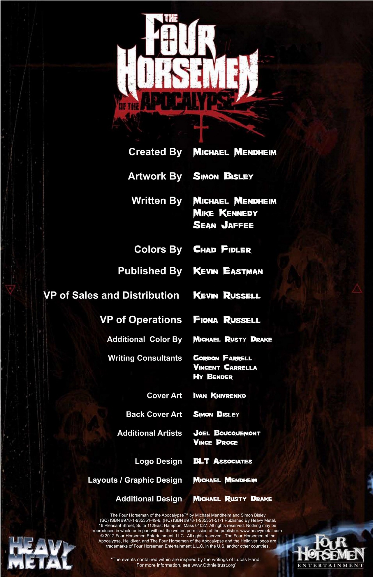 Read online The Four Horsemen of the Apocalypse comic -  Issue #1 - 5