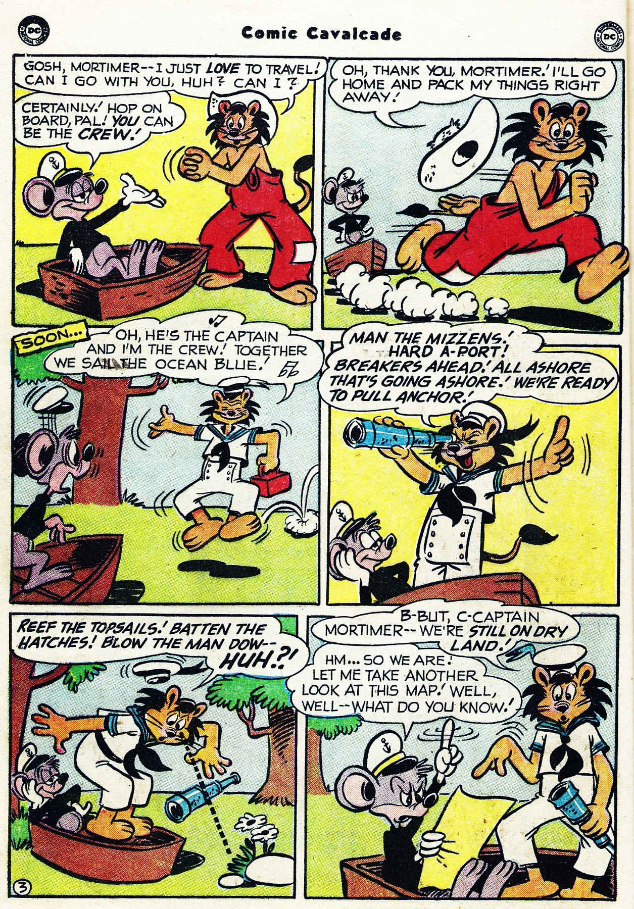 Read online Comic Cavalcade comic -  Issue #37 - 28