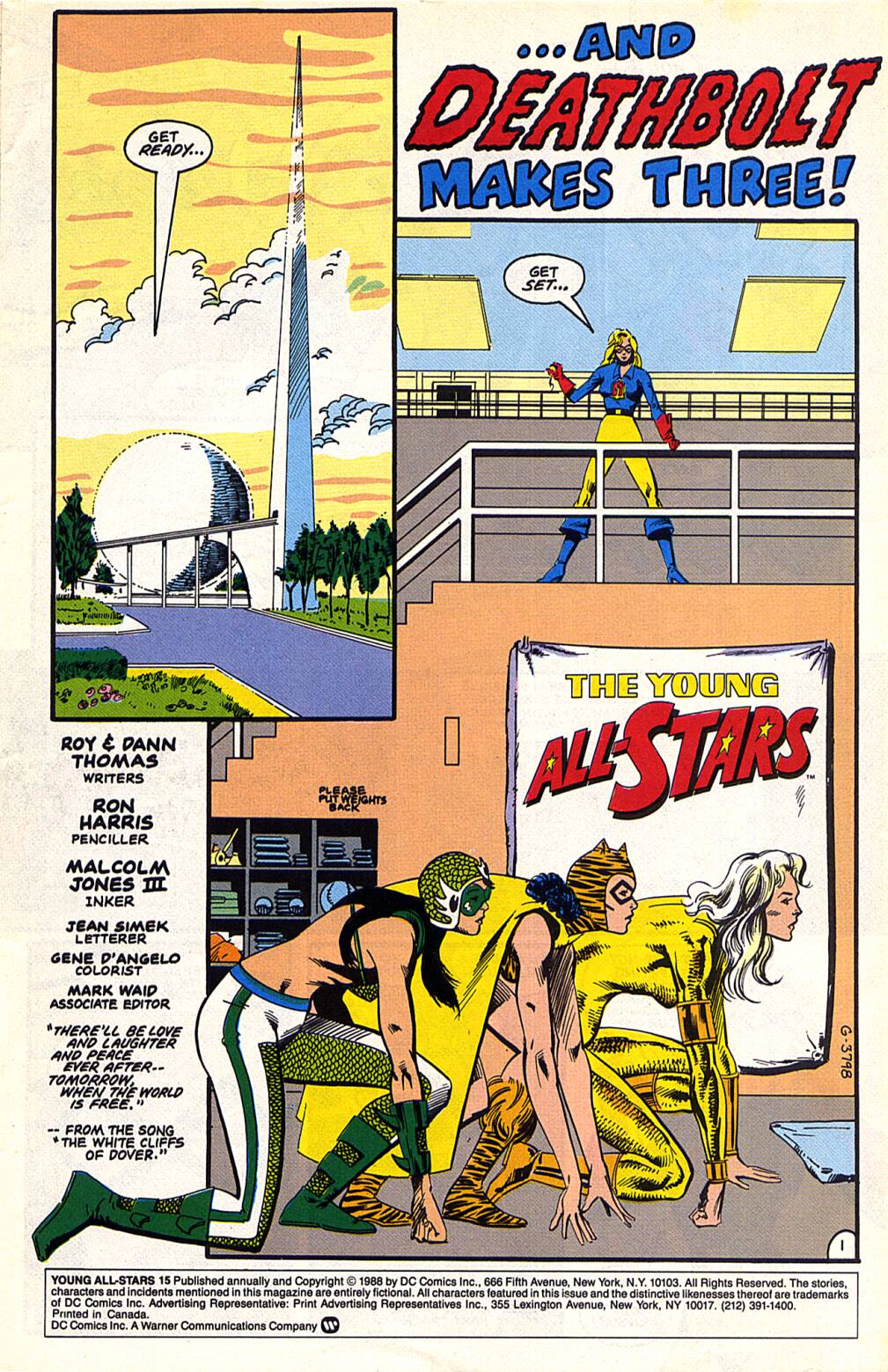 Read online Young All-Stars comic -  Issue #15 - 3