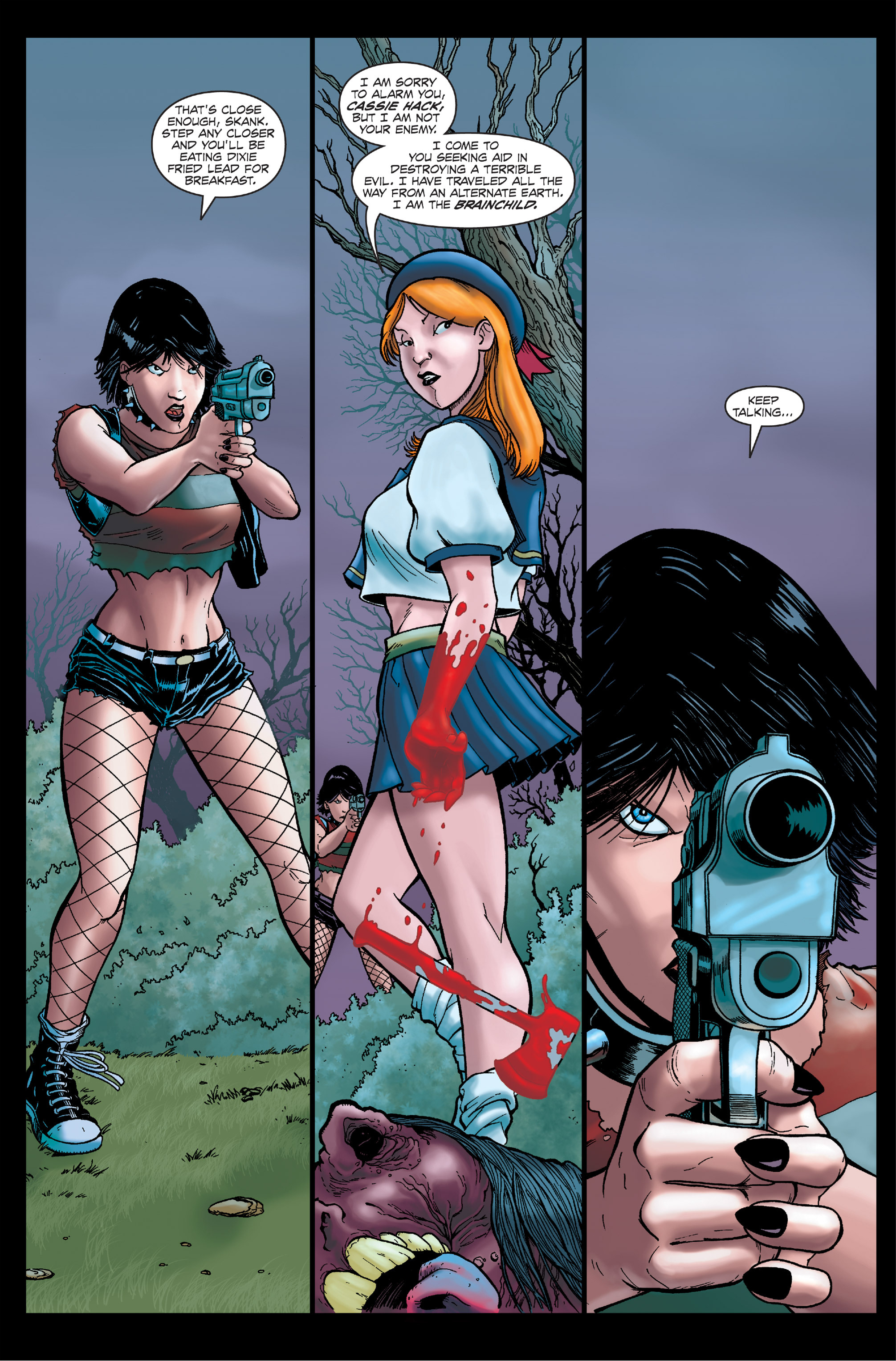 Read online Hack/Slash vs. Halloween Man Special comic -  Issue # Full - 5