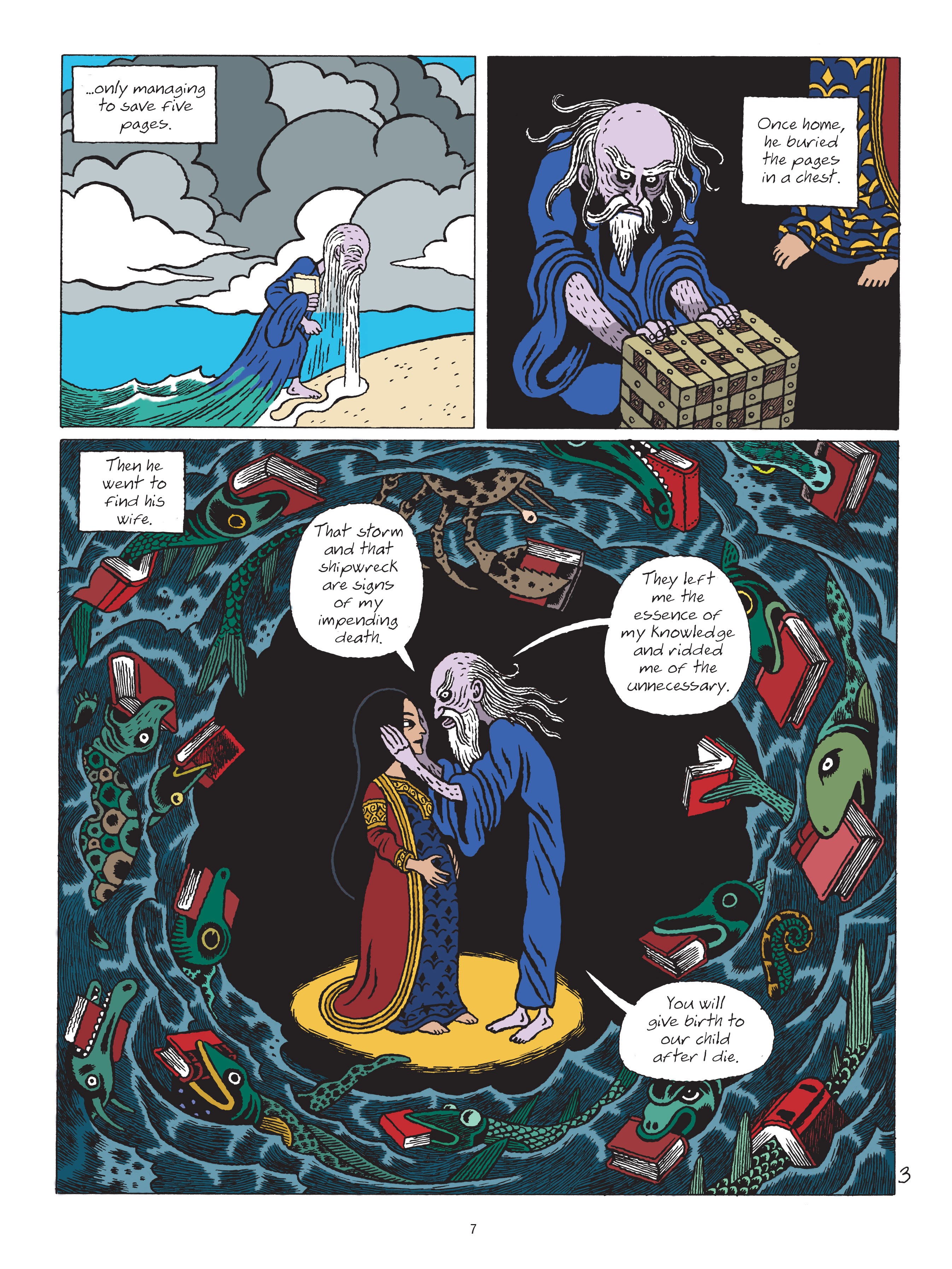 Read online A Tale of a Thousand and One Nights: HASIB & the Queen of Serpents comic -  Issue # TPB - 7