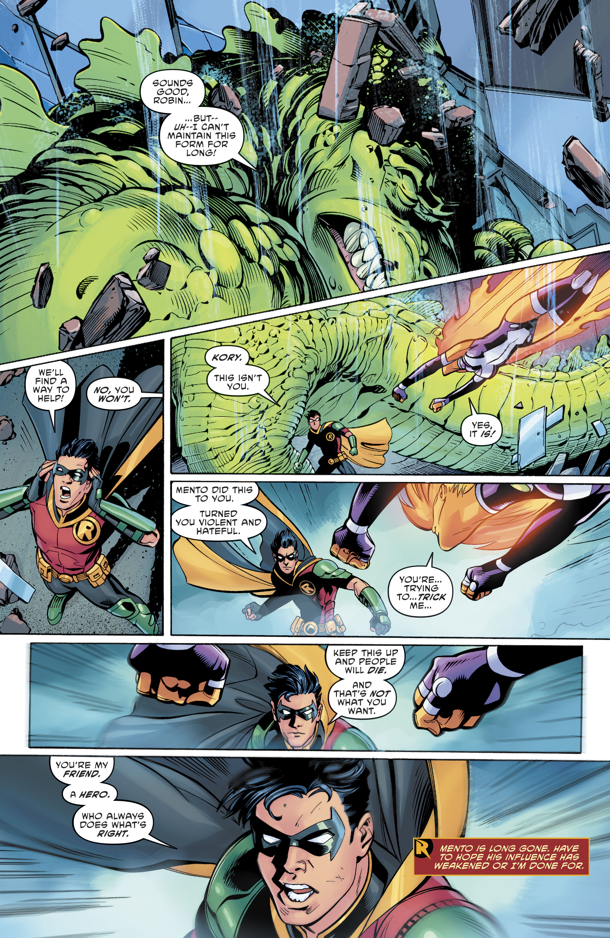 Read online Titans: Burning Rage comic -  Issue #5 - 21
