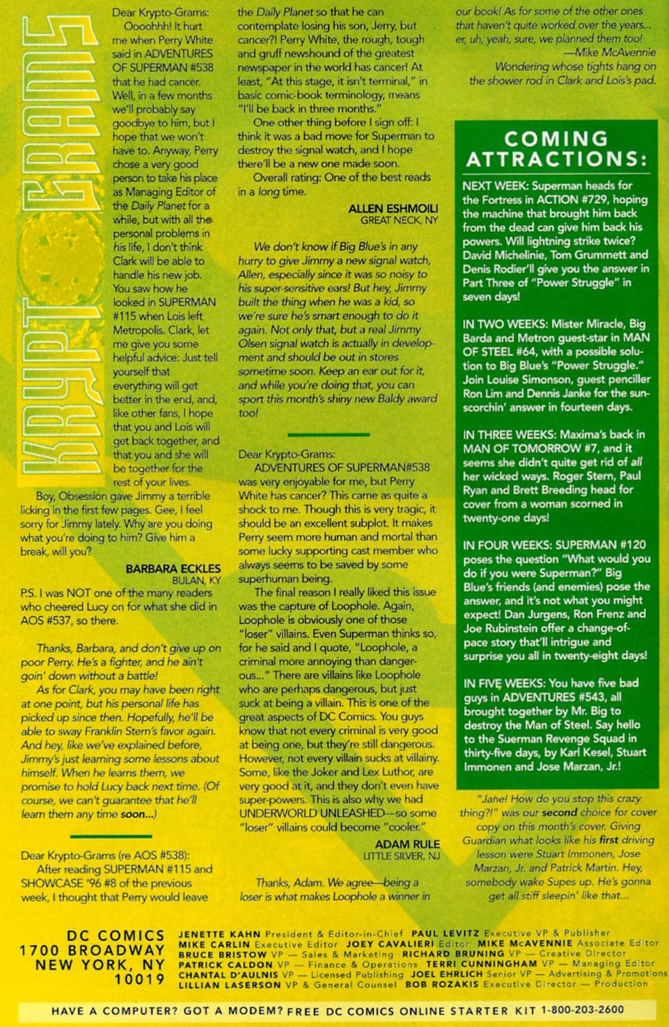 Read online Adventures of Superman (1987) comic -  Issue #542 - 24